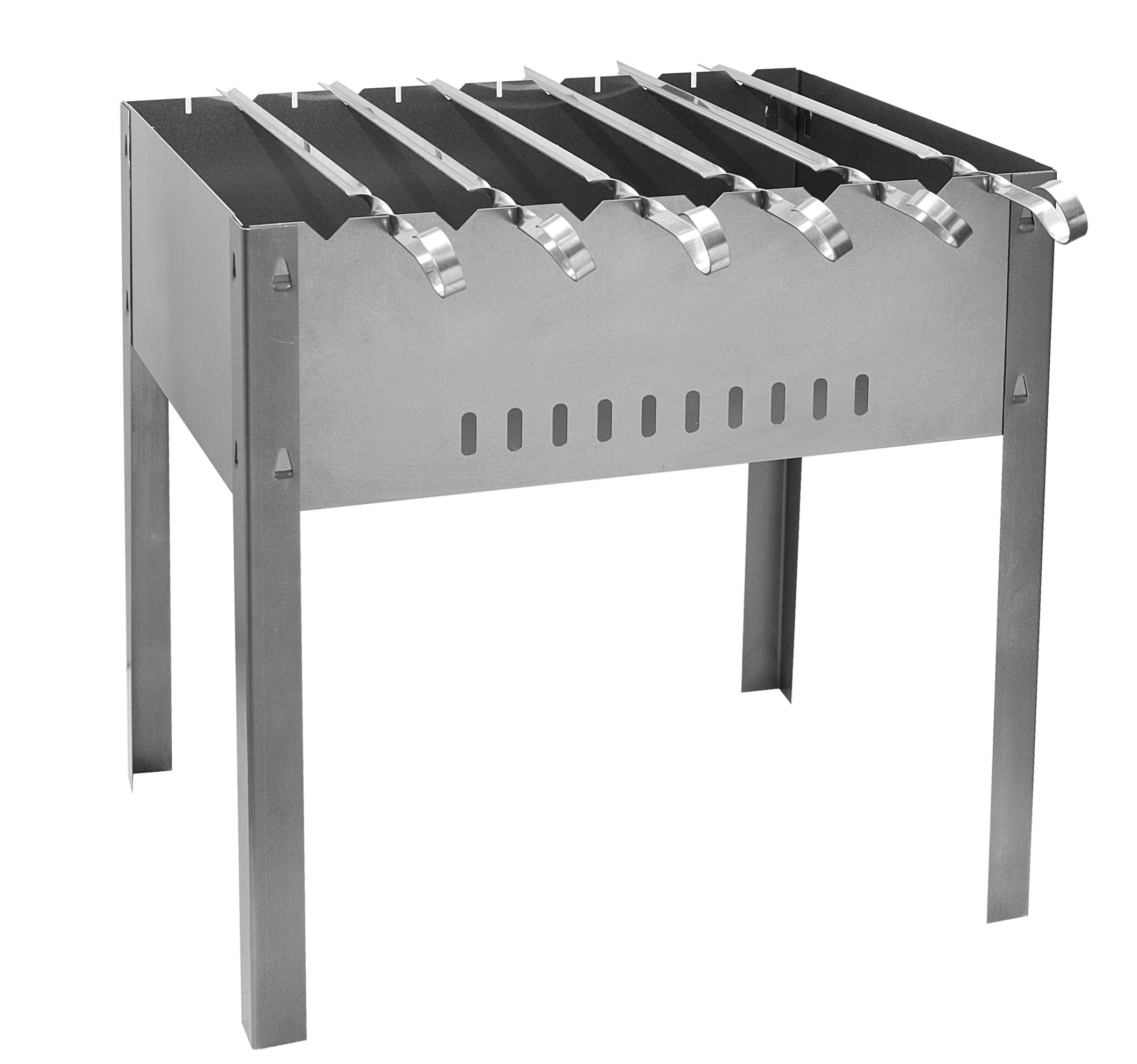 Изображение товара Мангал Союзгриль 41х31 см с 6 шампурами из стали для приготовления на открытом воздухе