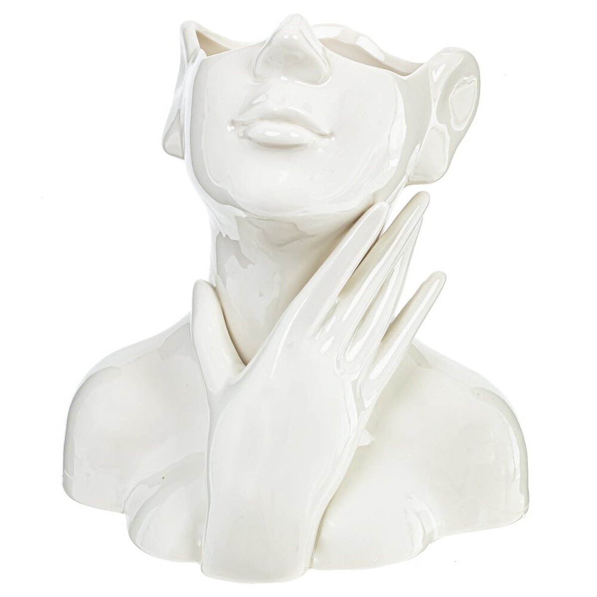 Изображение товара Ваза настольная, белый, 12 см