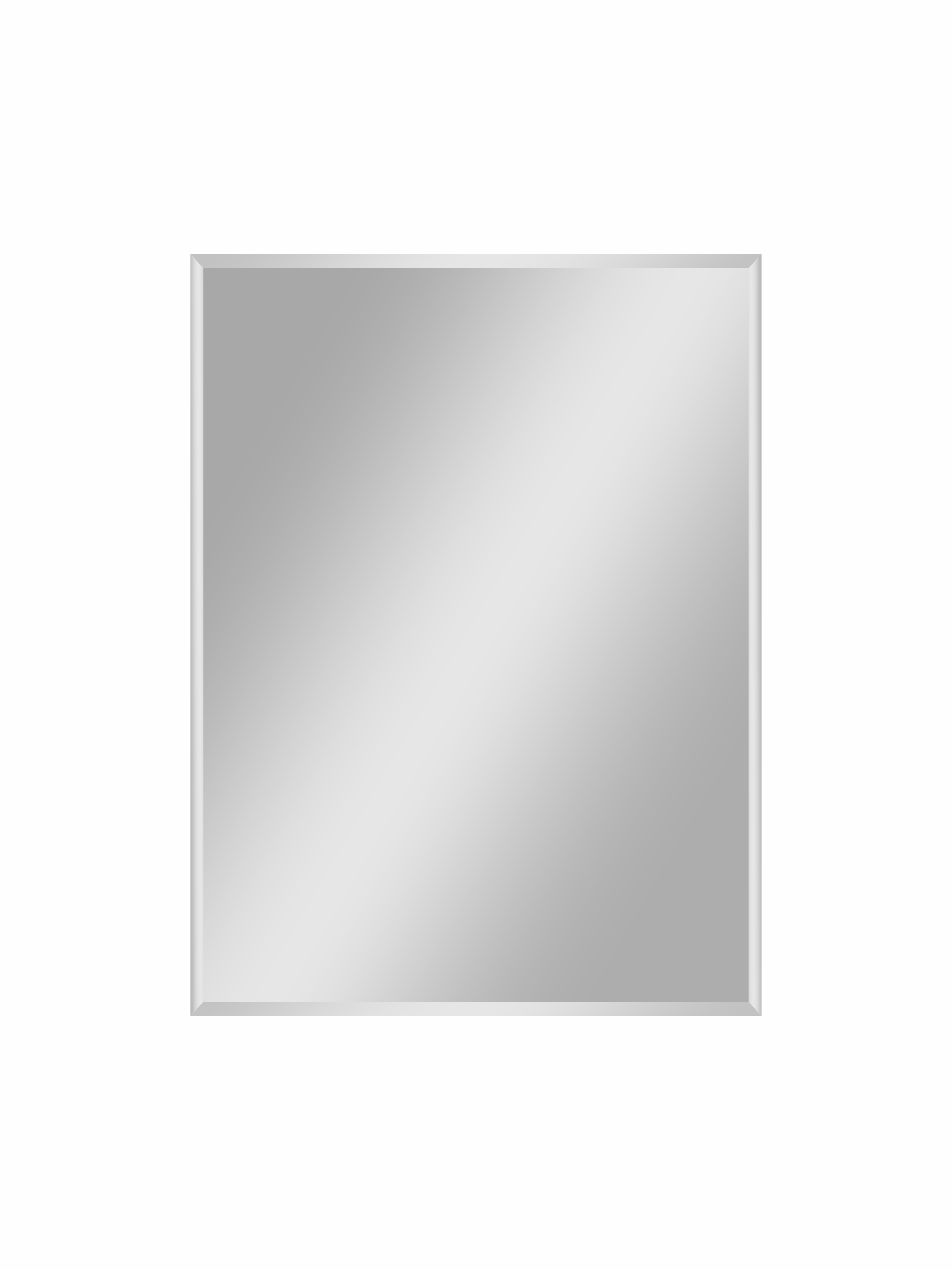 Изображение товара Зеркало для ванной комнаты 60x80 см с фацетом и реверсивным креплением CONTINENT