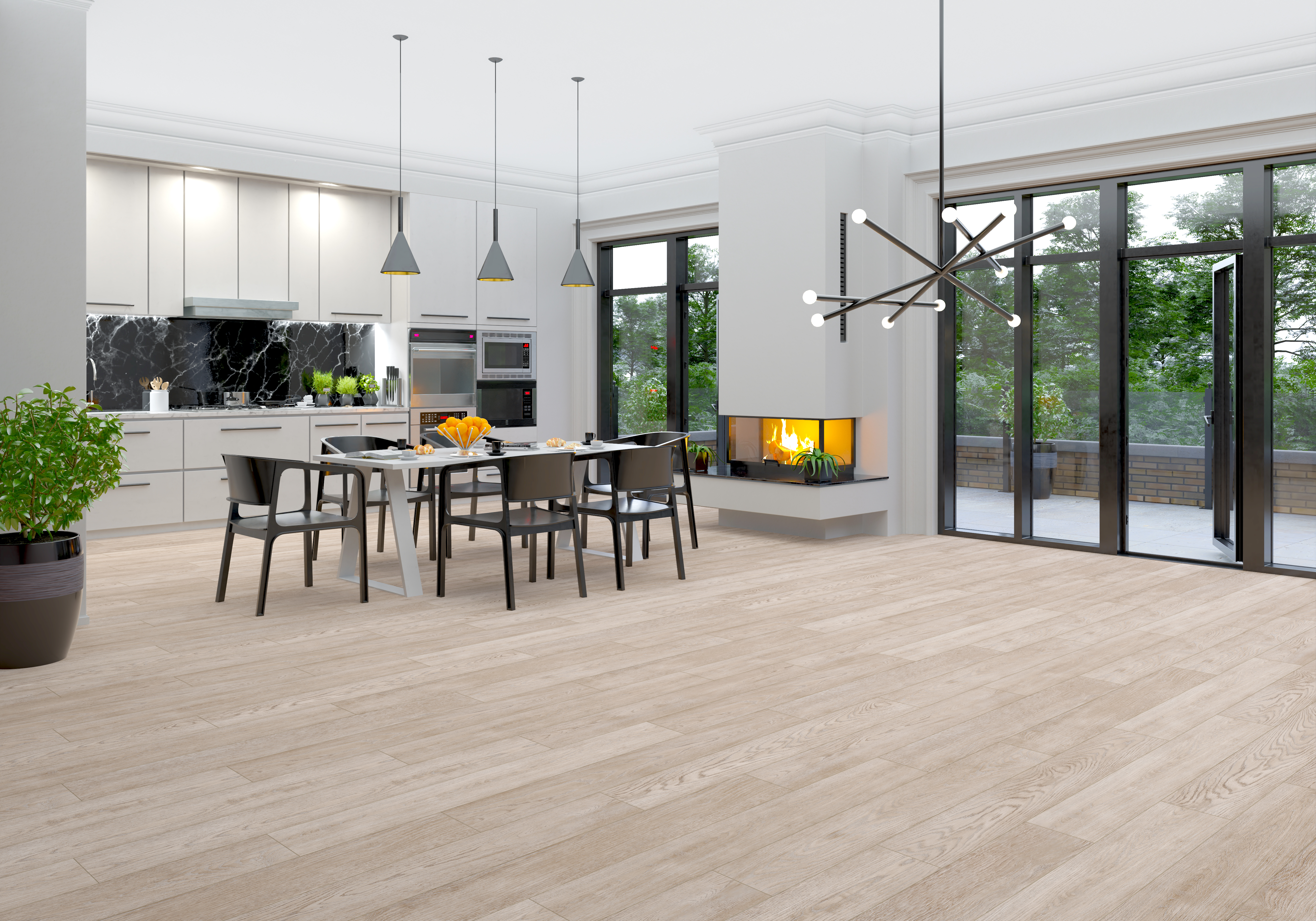 Изображение товара Ламинат KRONOSTAR Galaxy АЛЬБИТ 32 класс 8 мм 2,131 м², декор под дуб