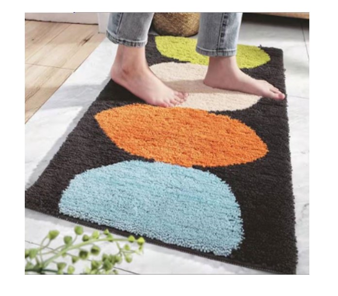 Изображение товара Коврик в ванной Эллипс 60х100 см латекс и полиэстер Dasch