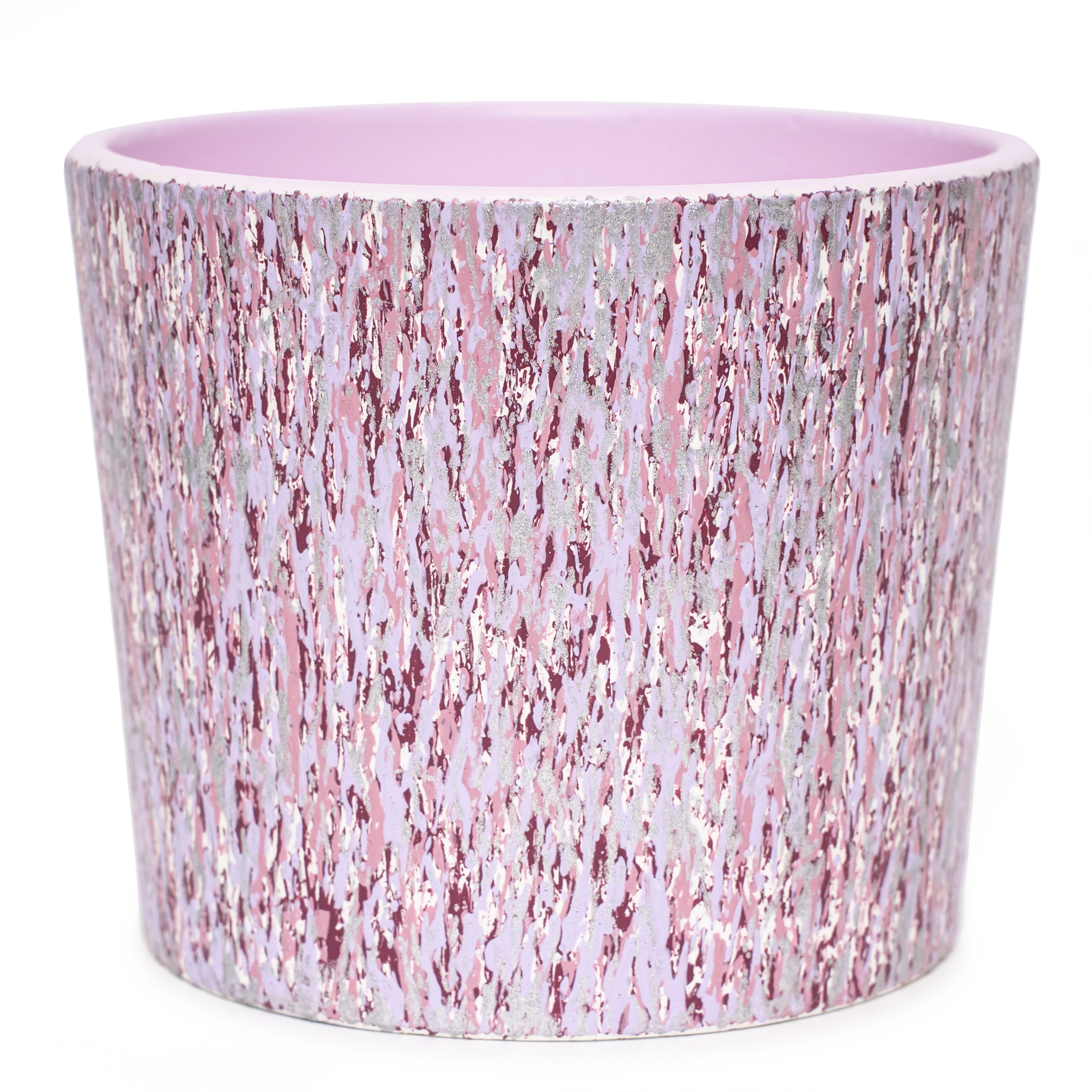 Изображение товара Кашпо Времена года микс кедр №1 d11 h10 бетон для комнатных растений