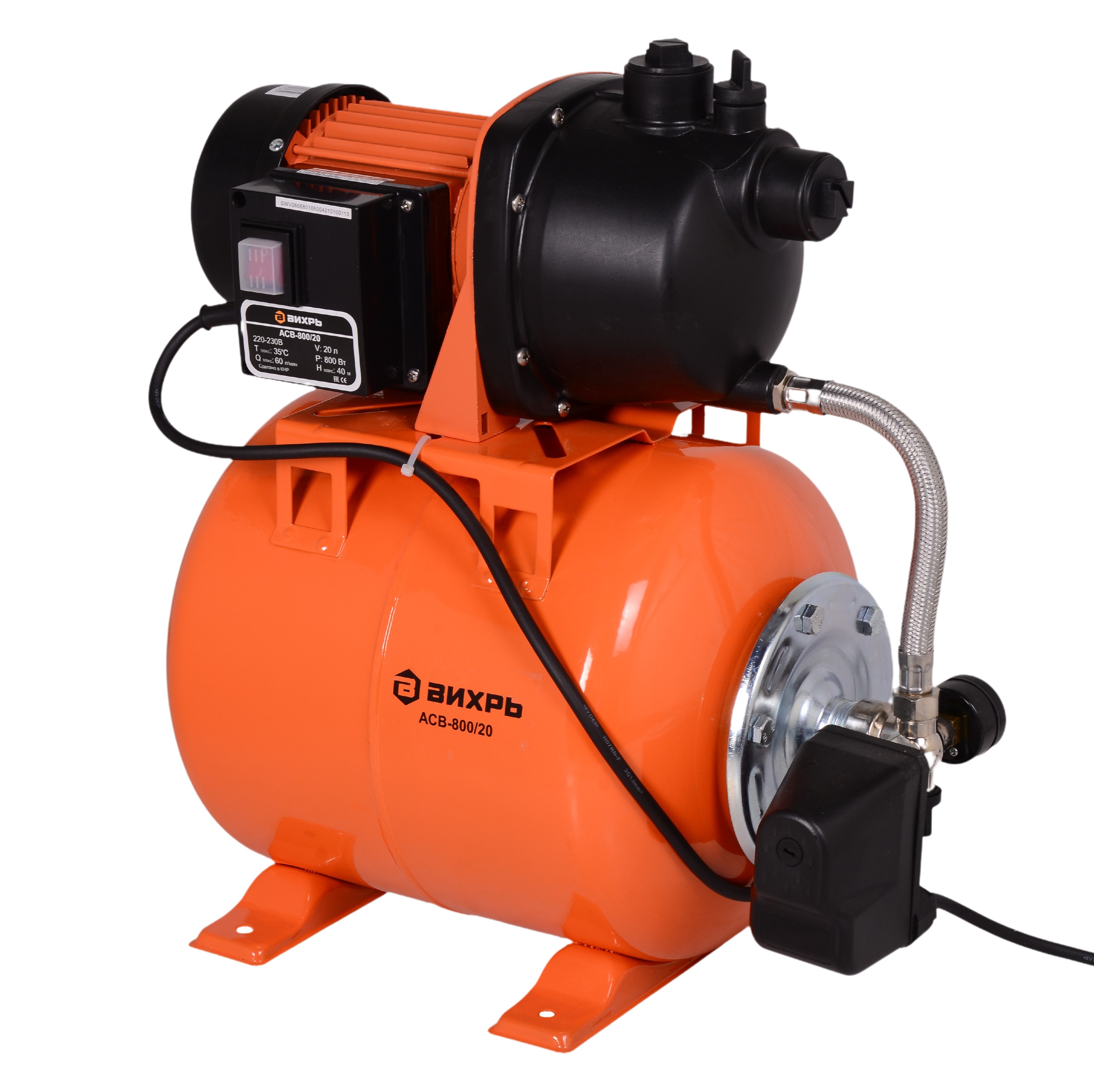 Изображение товара Автономная насосная станция Вихрь АСВ-800/21 800 Вт для водоснабжения