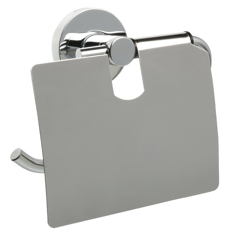 Изображение товара Бумагодержатель с крышкой хромированный Fixsen comfort chrome 15х13х5