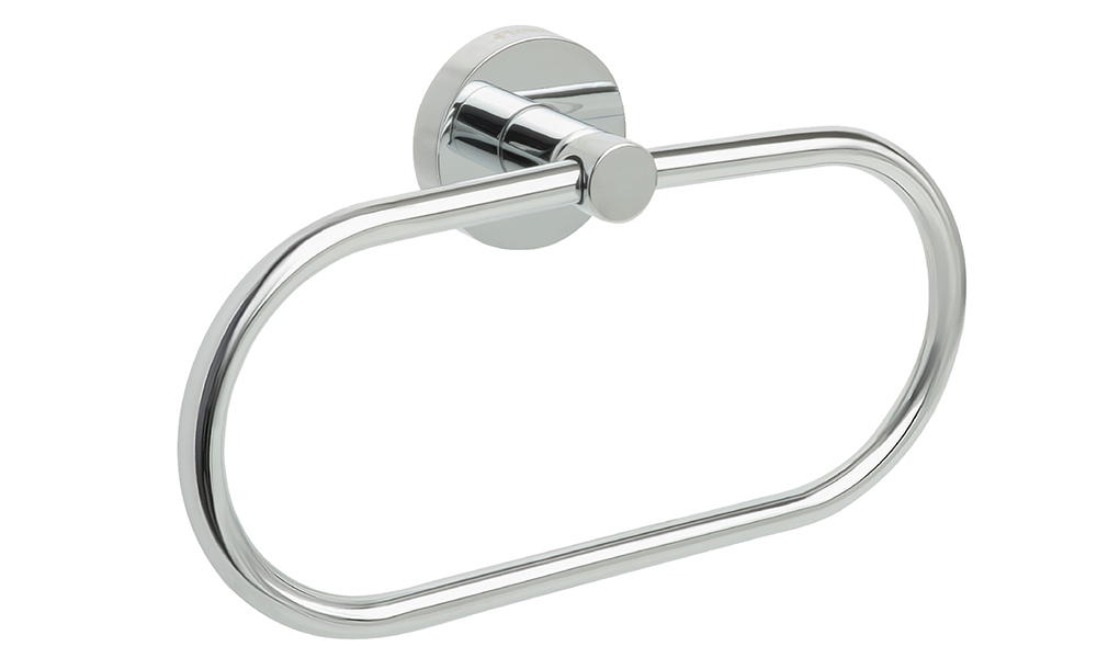 Изображение товара Полотенцедержатель кольцо хром Fixsen COMFORT CHROME 21х13х5 для ванной