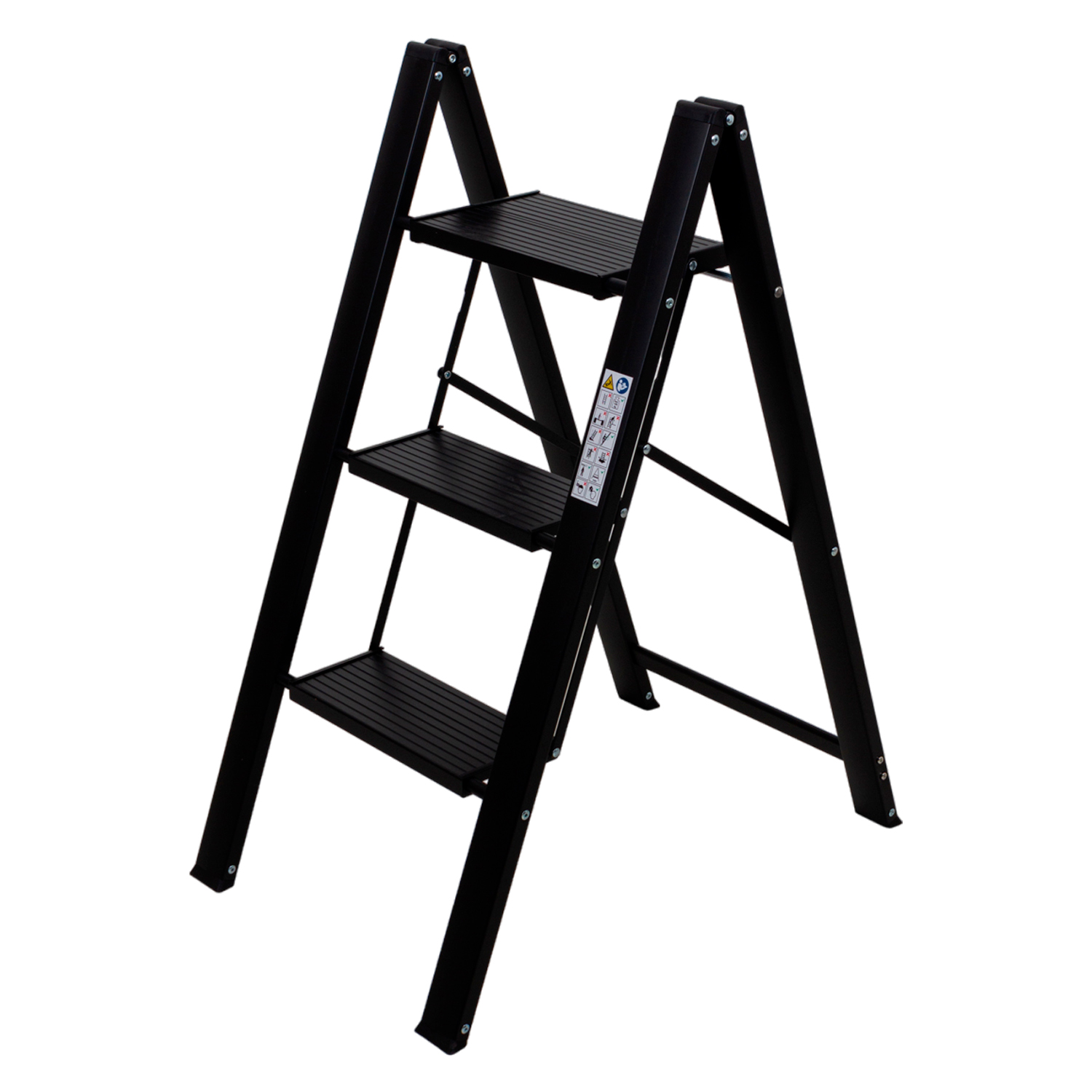 Изображение товара Алюминиевая стремянка 3 ступени Leonardo Joy Home легкая и прочная