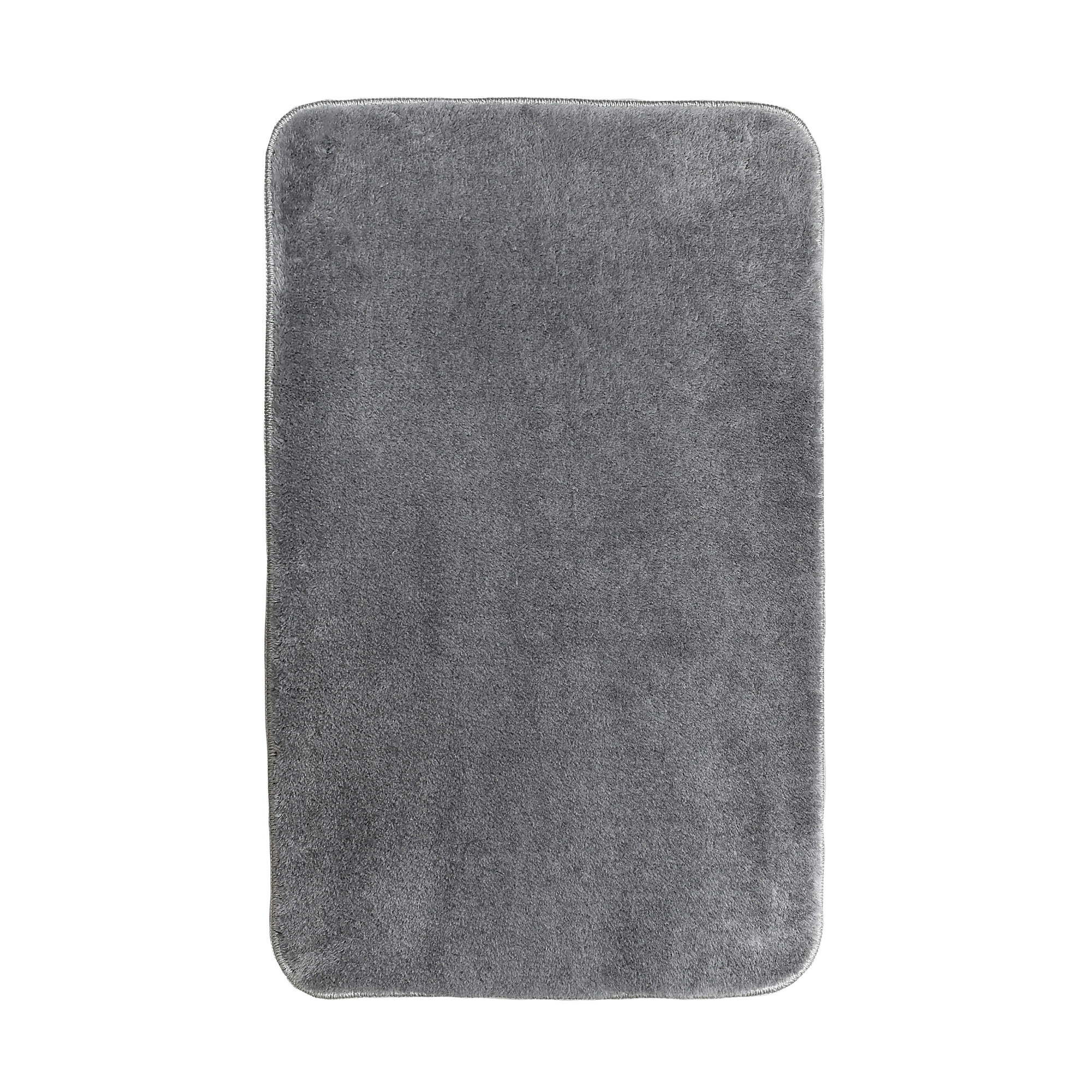 Изображение товара Коврик для ванной комнаты 60x100 см, полиэстер, SOLID SILVER от Fora