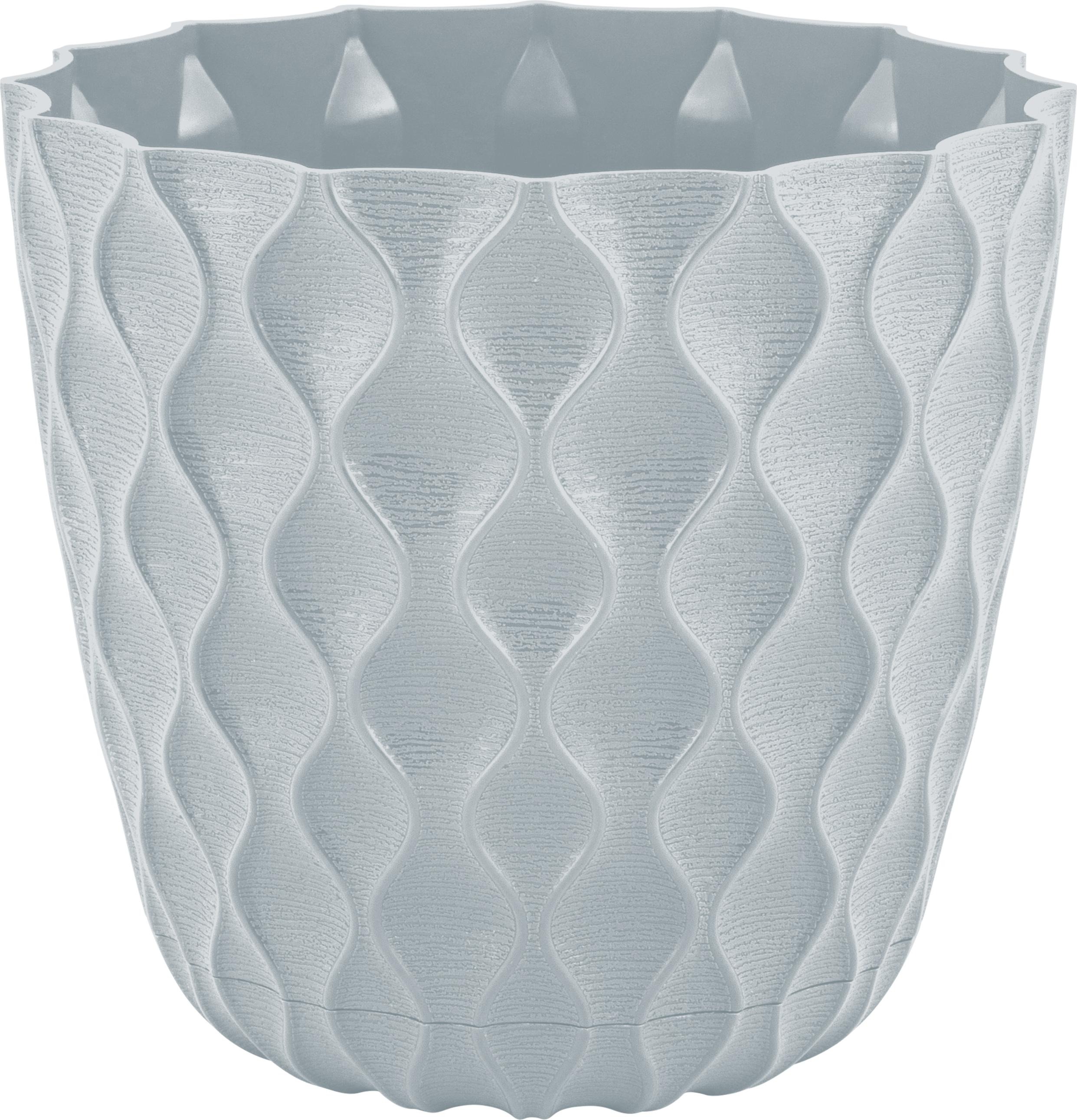 Изображение товара Горшок для цветов InGreen Wave 0,65л серый