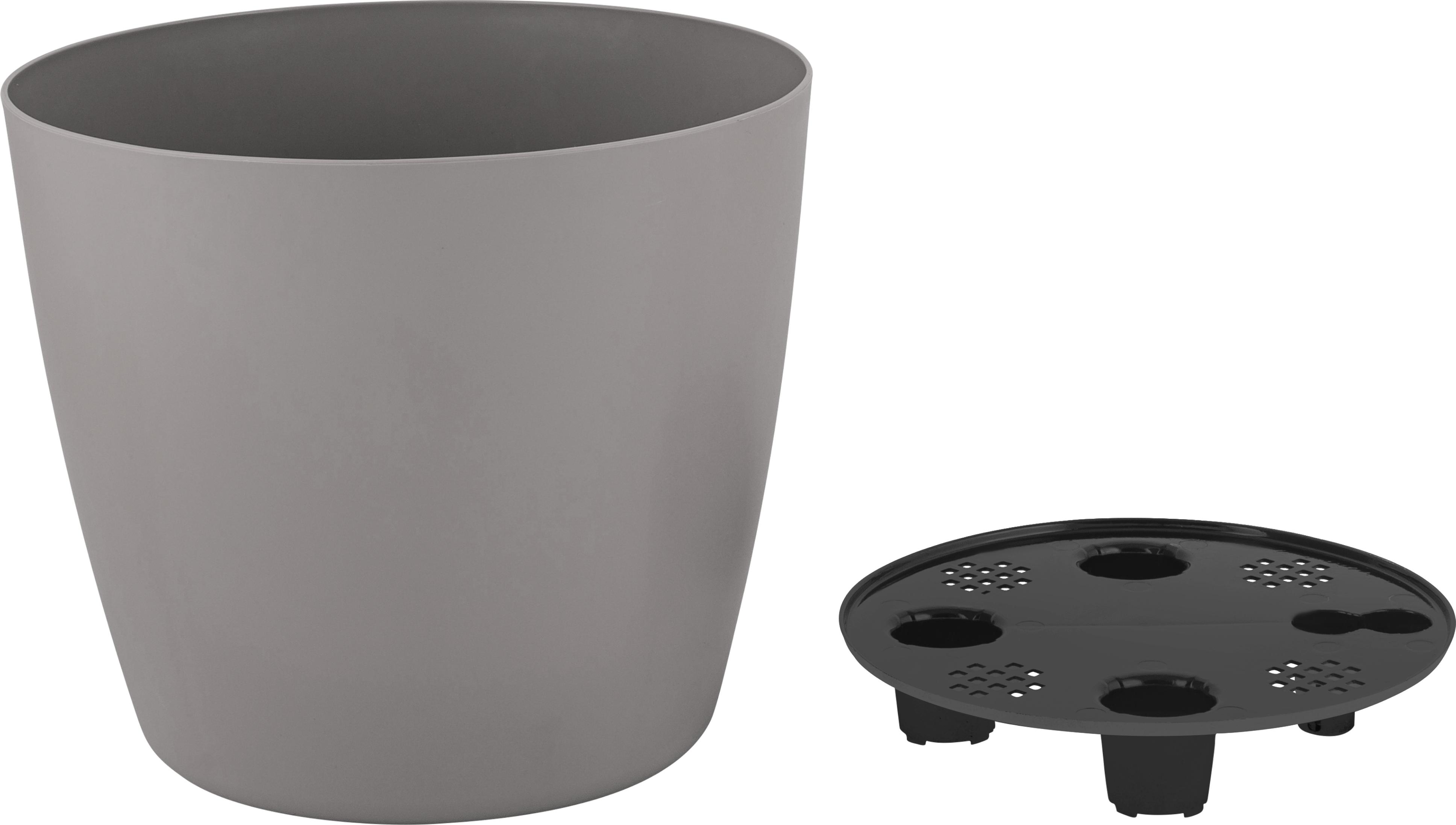 Изображение товара Горшок с дренажной вставкой InGreen Vienna D210мм 5л круглый французский платан