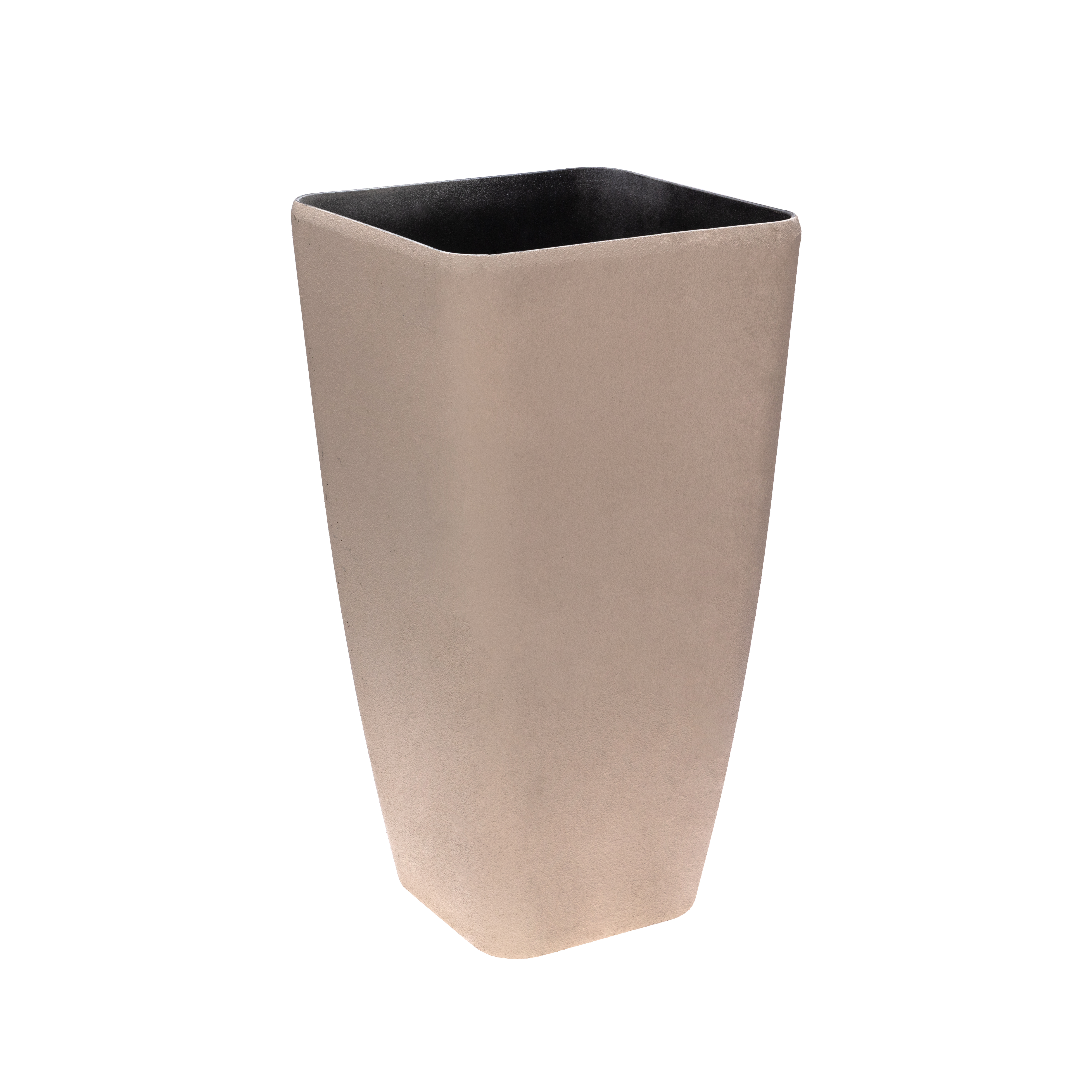 Изображение товара Кашпо с эффектом камня и бетона Sandstone 29,5х57 см белое дизайнерское