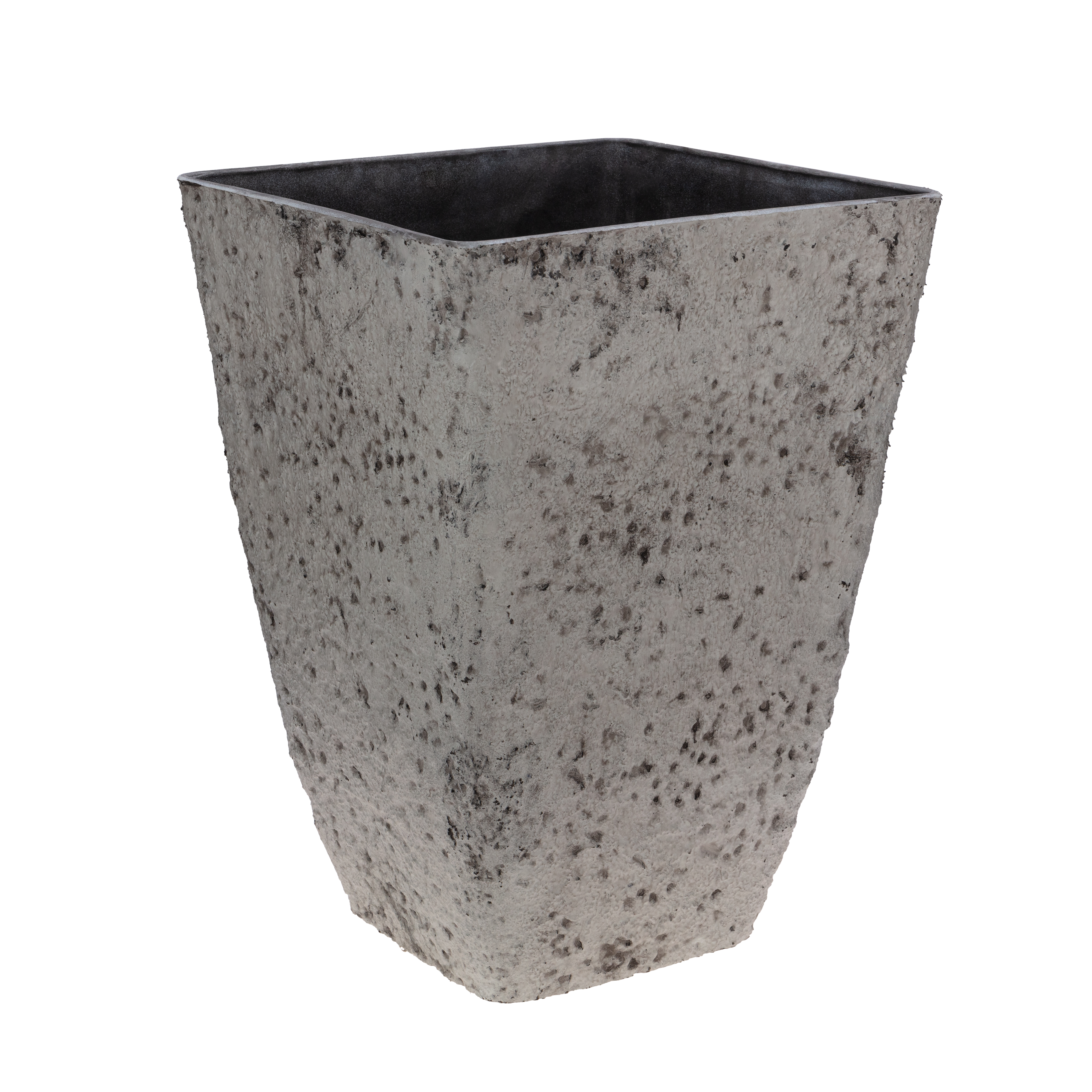 Изображение товара Кашпо с эффектом мрамора серии Stone 42.5х59 см, молочный, высокое качество