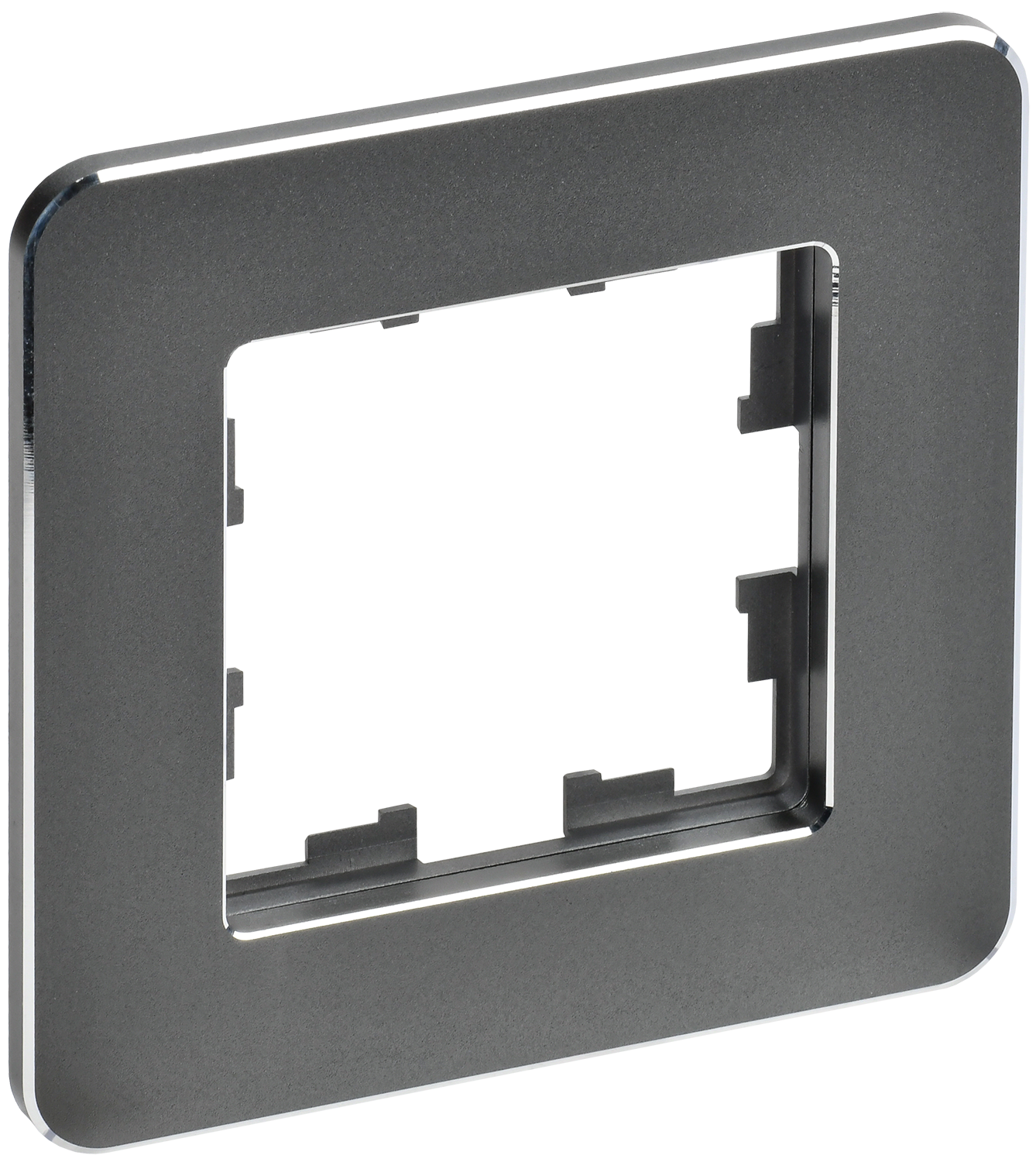 Изображение товара Рамка IEK Brite 1-местная РУ-1-1-Бр металл титан RE накладной