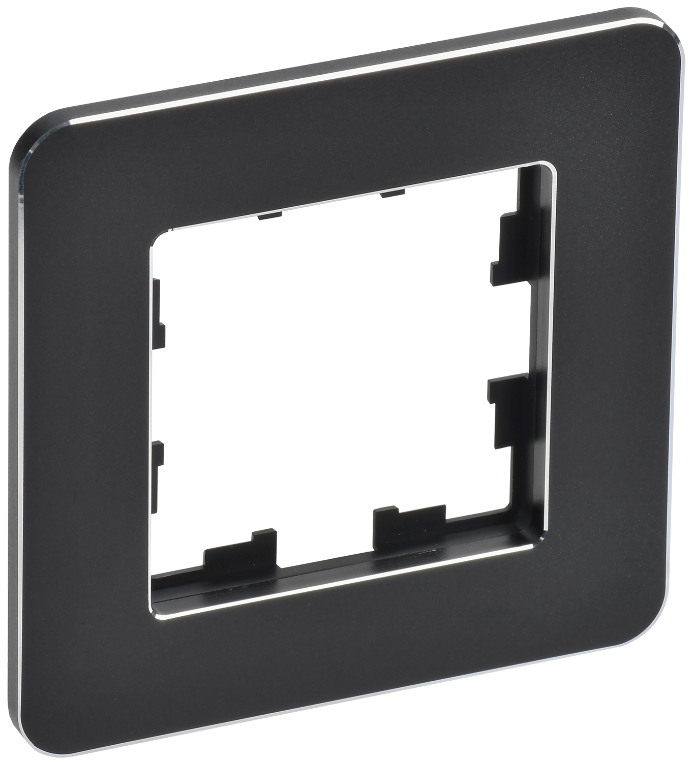 Изображение товара Рамка 1 пост IEK Праймер черный, металлик, монтаж накладной