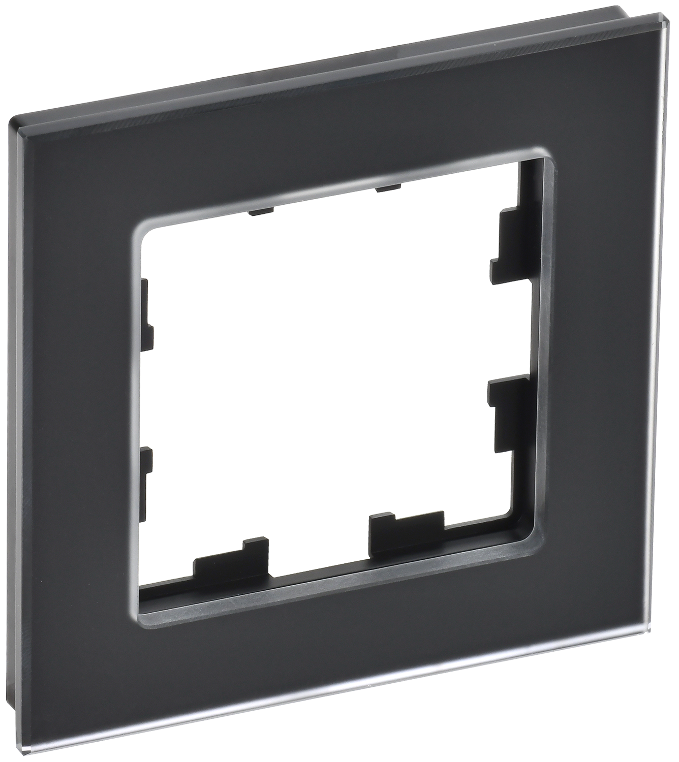 Изображение товара Рамка 1 пост IEK BRITE черный матовый для электропроводки