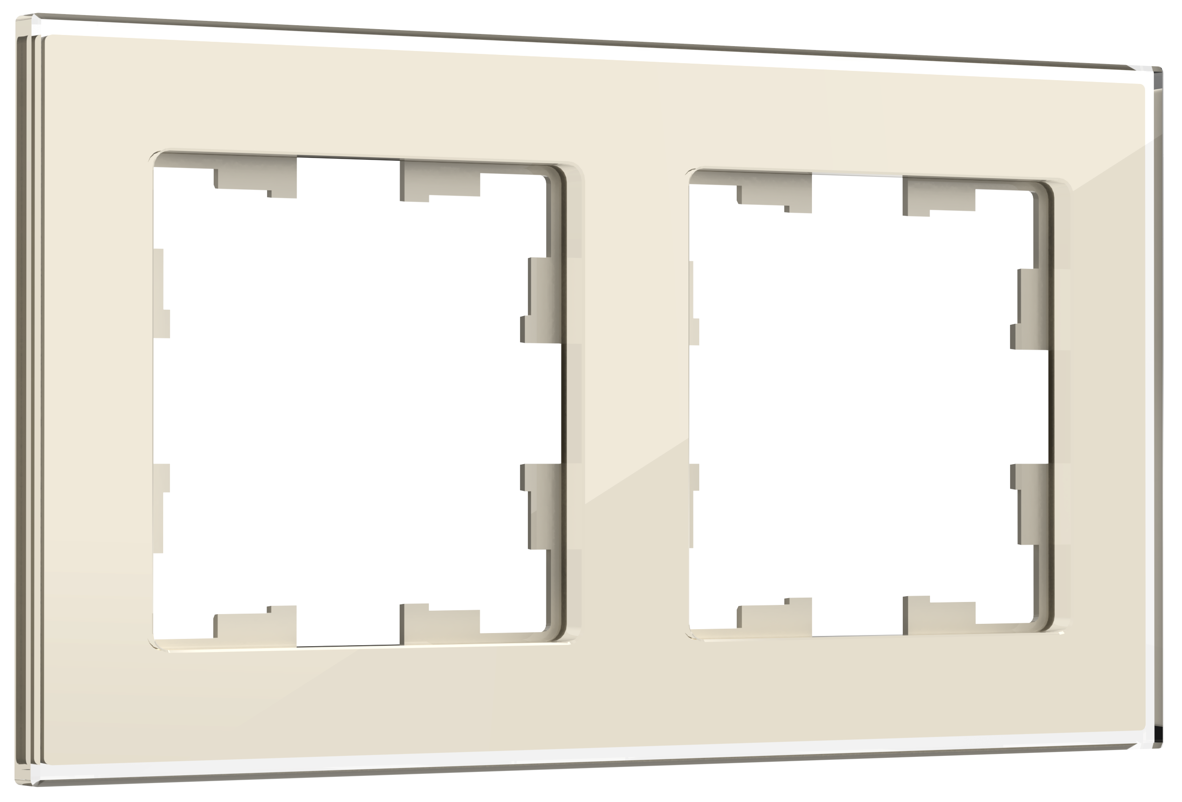 Изображение товара Рамка 2 поста IEK BRITE ванильный