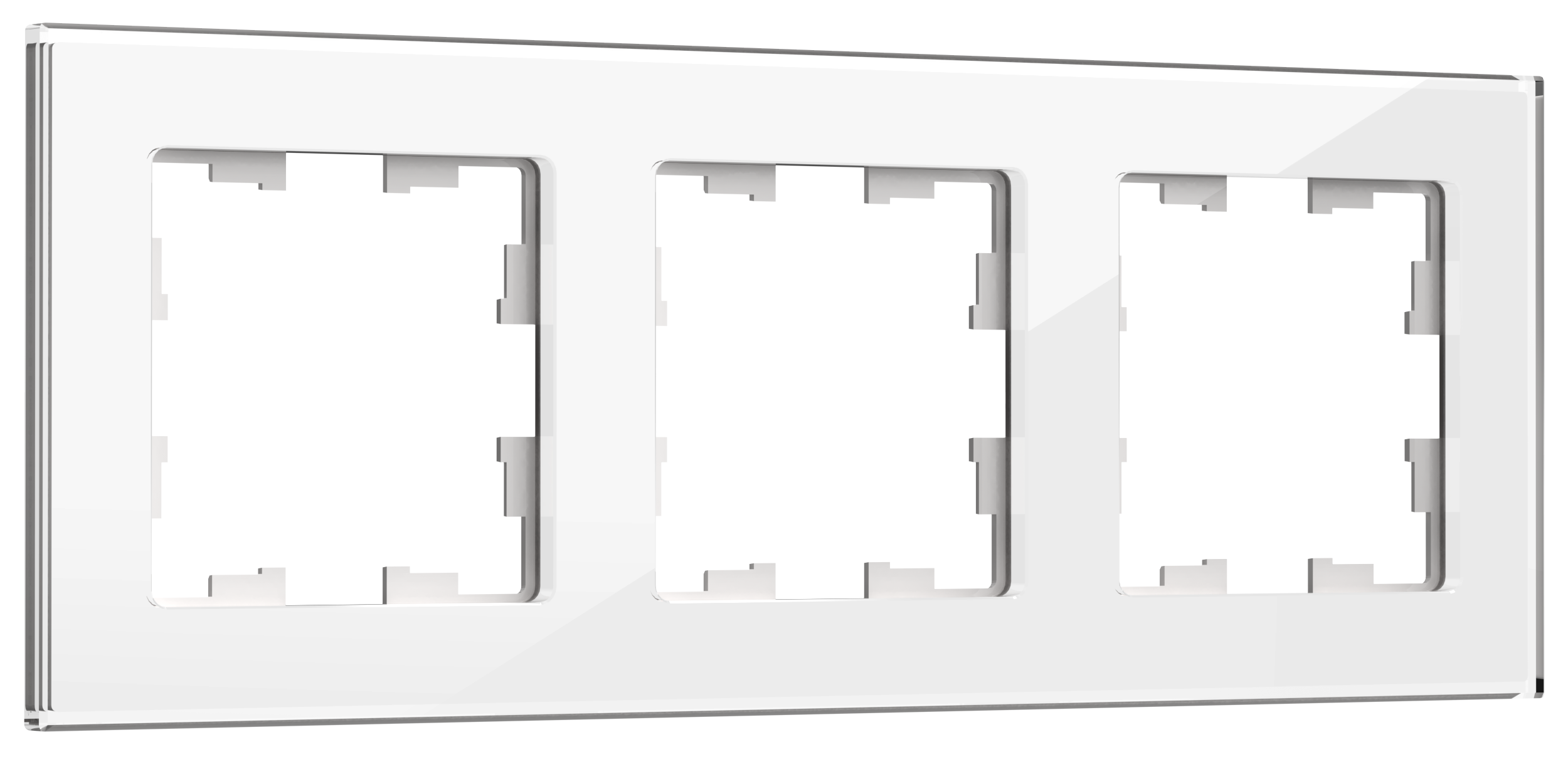 Изображение товара Рамка 3 поста IEK BRITE белая IP20 для внутренней установки