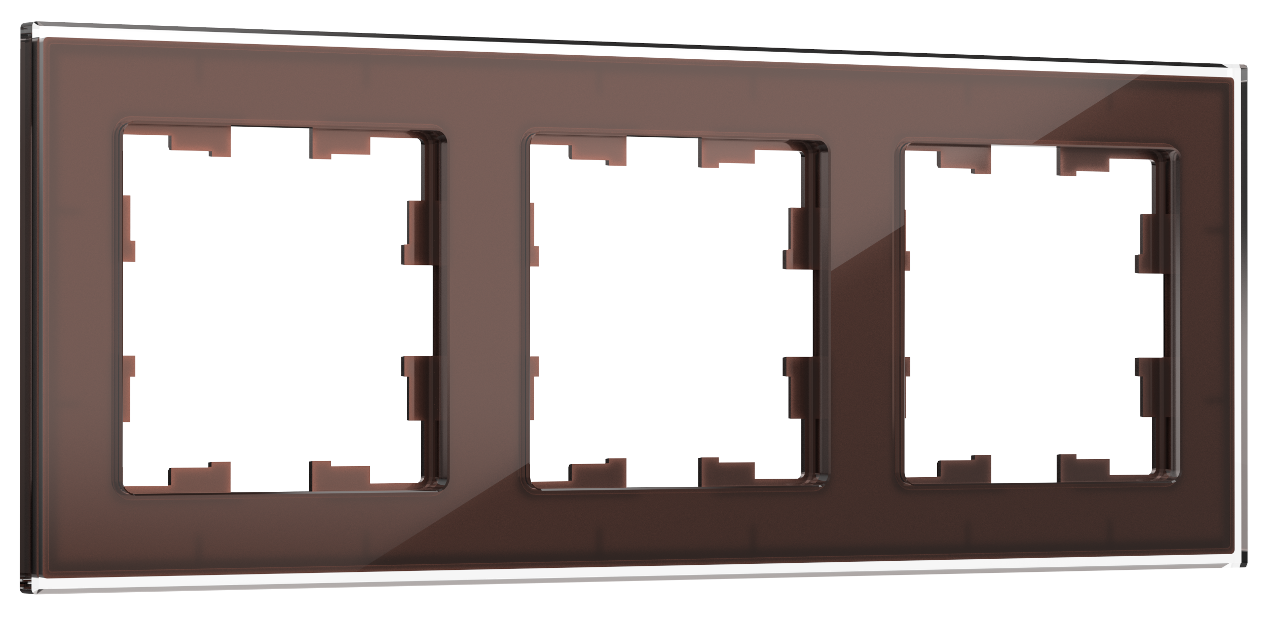 Изображение товара Рамка 3 поста IEK BRITE бронзовая для электроприборов, стильное решение