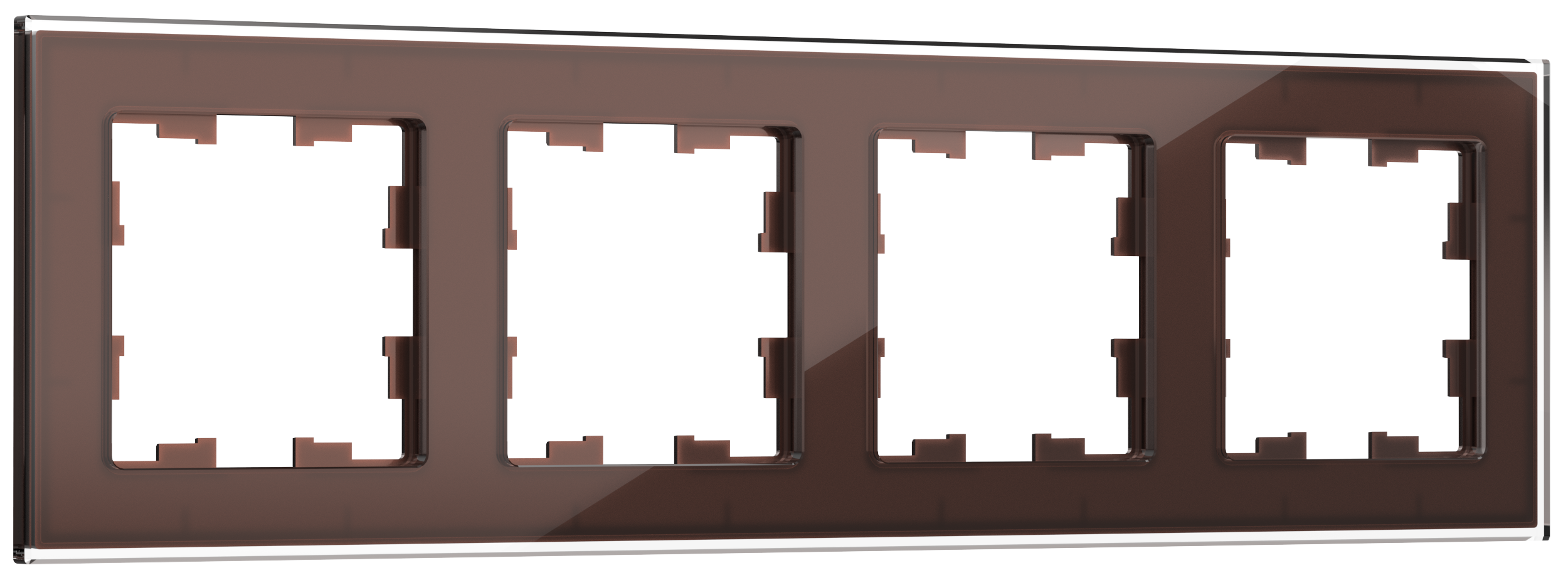 Изображение товара Рамка 4 поста IEK BRITE бронзовый высокое качество и современный дизайн