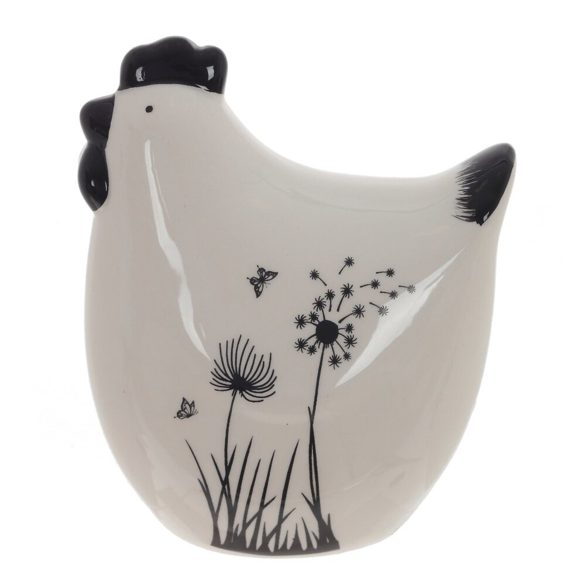 Изображение товара Декоративная фигурка Курица 10 см из керамики стильное украшение интерьера