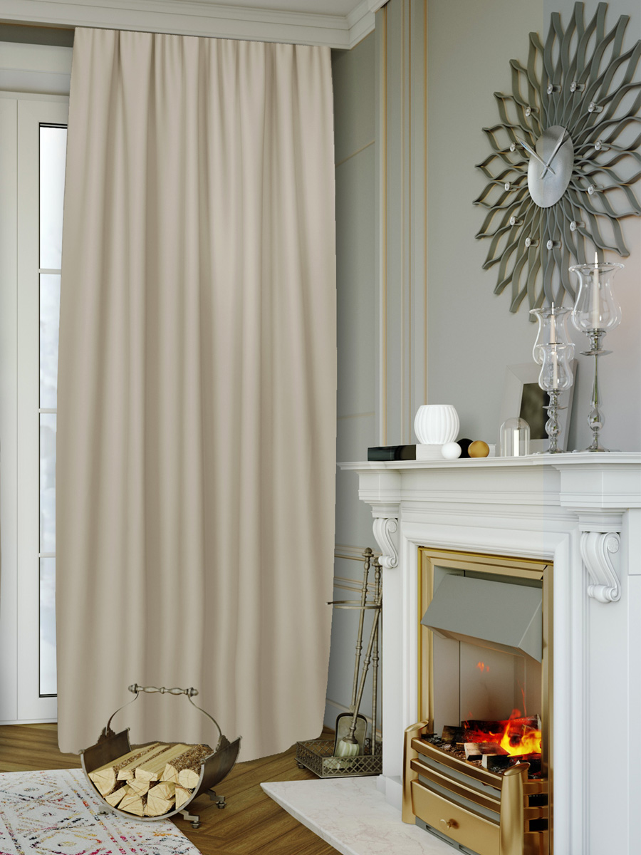 Изображение товара Штора Блэк 160*260 бежевый