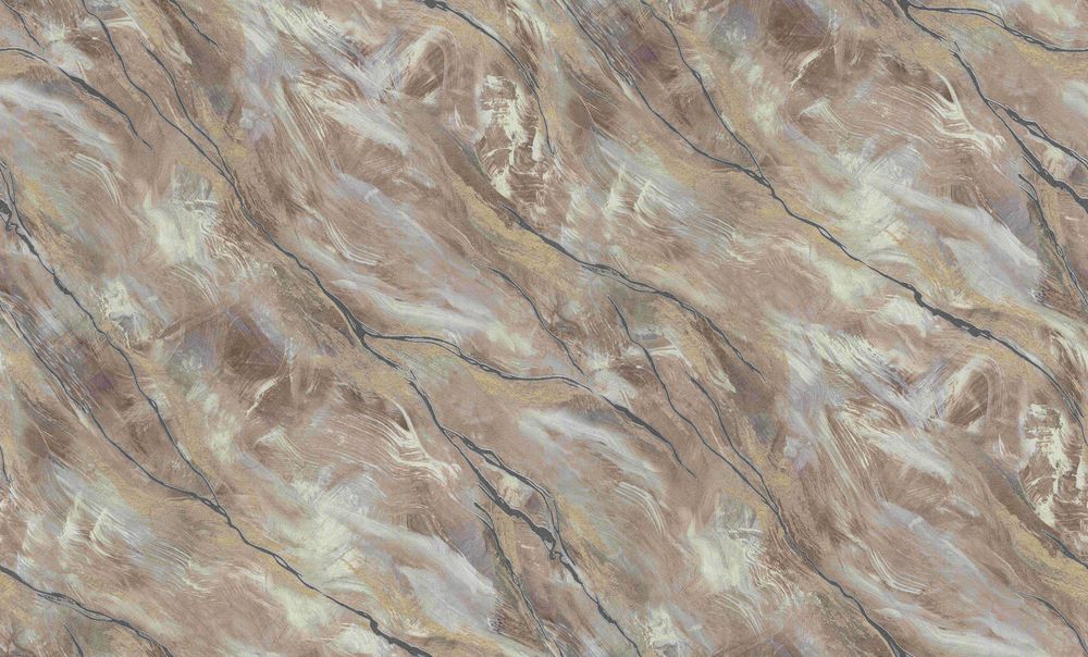 Изображение товара Обои EURO DECOR ATLAS Винил/флиз 7239-12 коричневый 1,06х10,05м