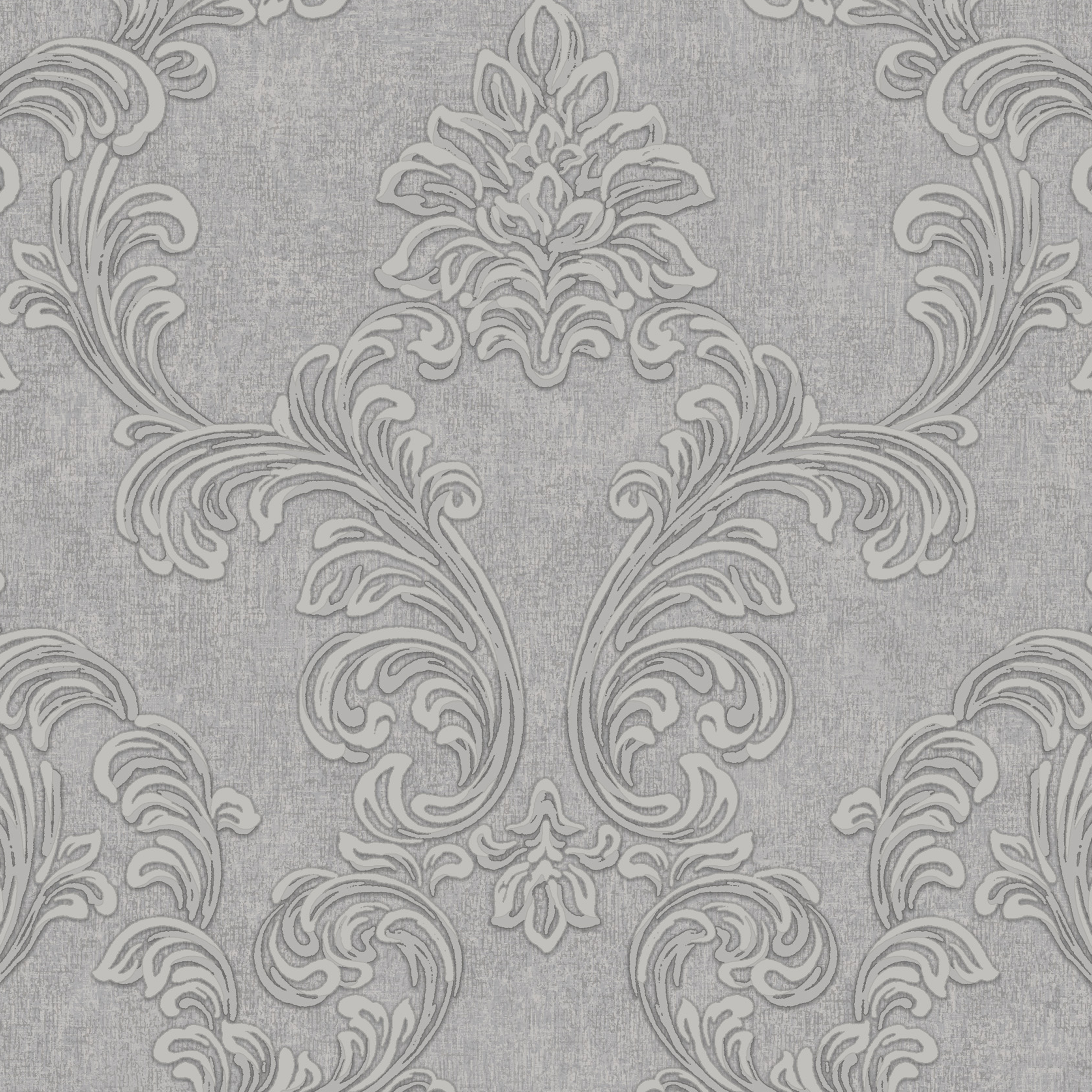 Изображение товара Виниловые обои WallSecret Catalana 8879-29 серые 1,06х10,05 м