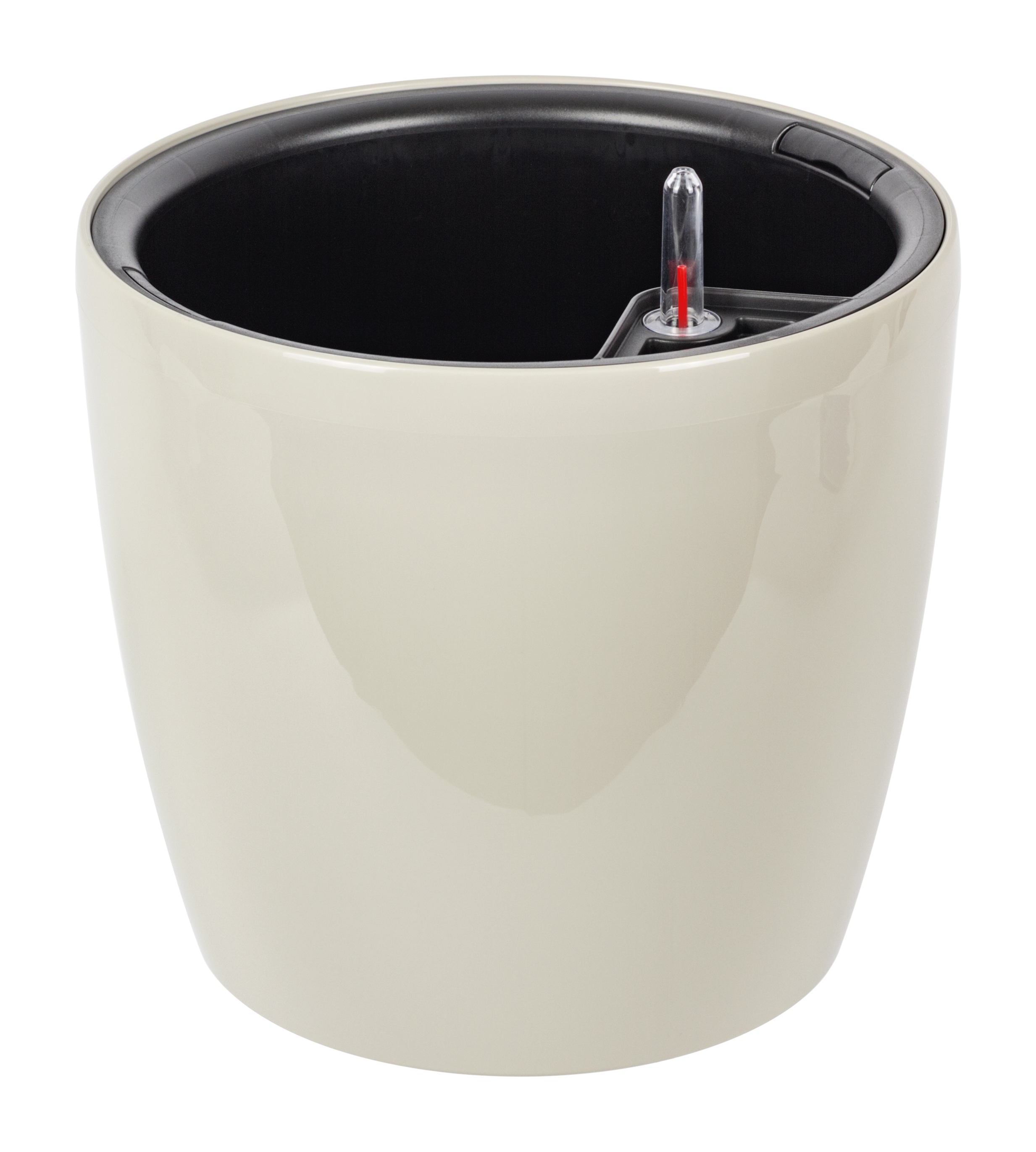 Изображение товара Кашпо АНФА D280 мм с вставкой и автополивом бежевое для дома и сада