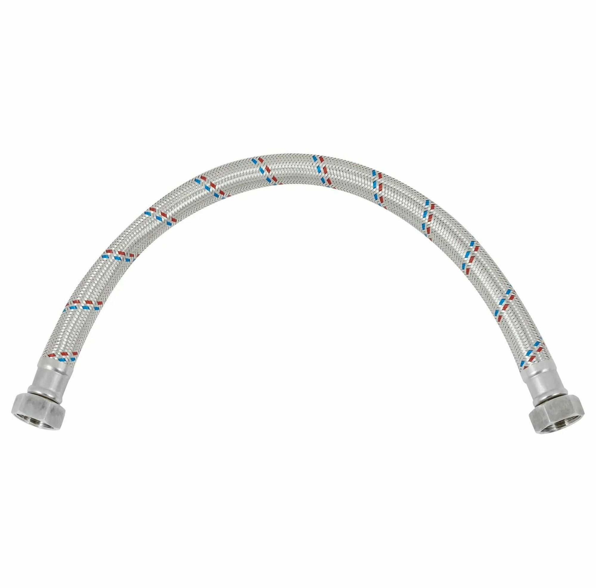 Изображение товара Гибкая водопроводная подводка ГИГАНТ 100 см 1 дюйм гайка-гайка/штуцер/угол