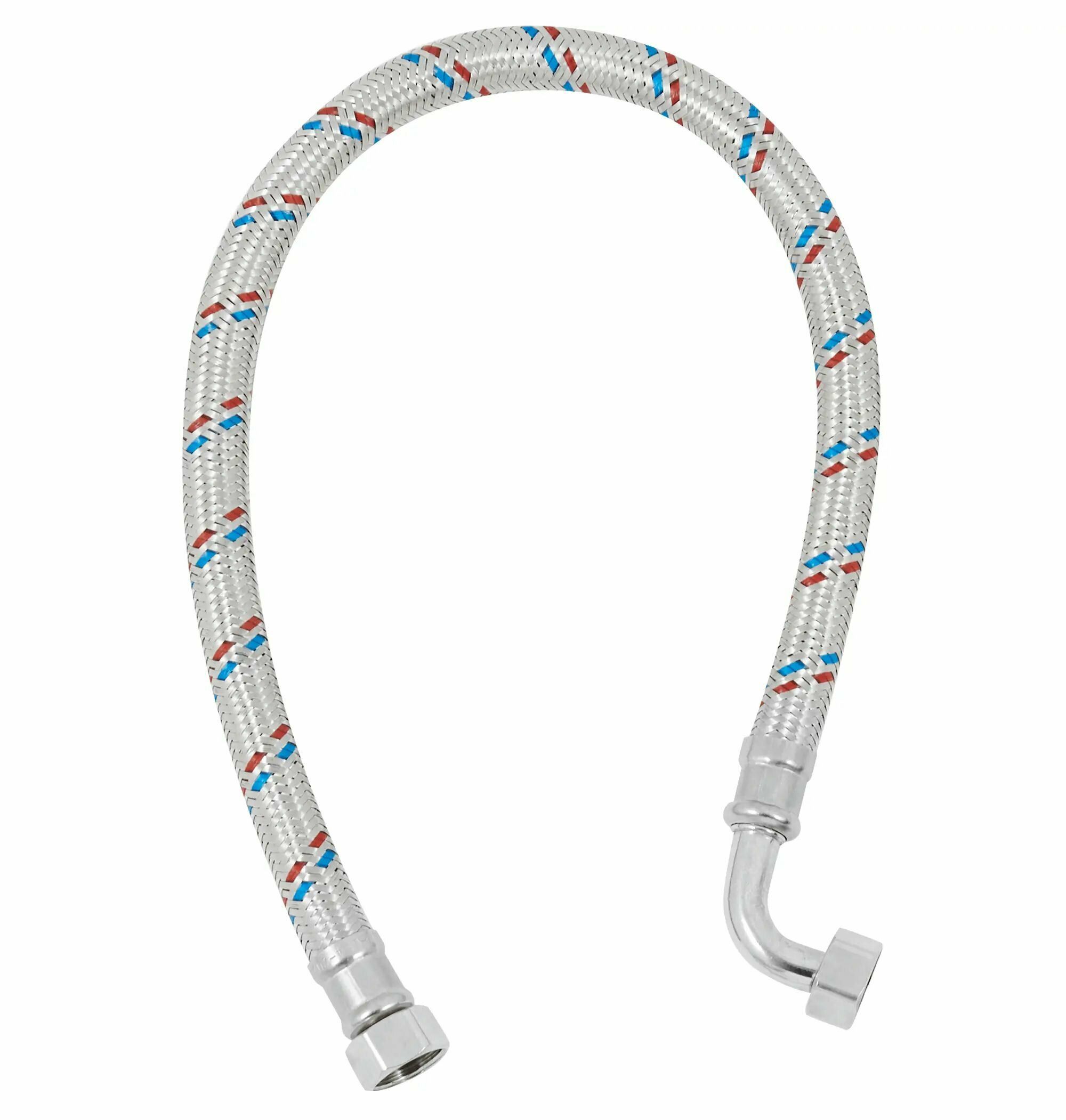 Изображение товара Подводка гибкая для воды ГИГАНТ угловая 100 см 1" г/г