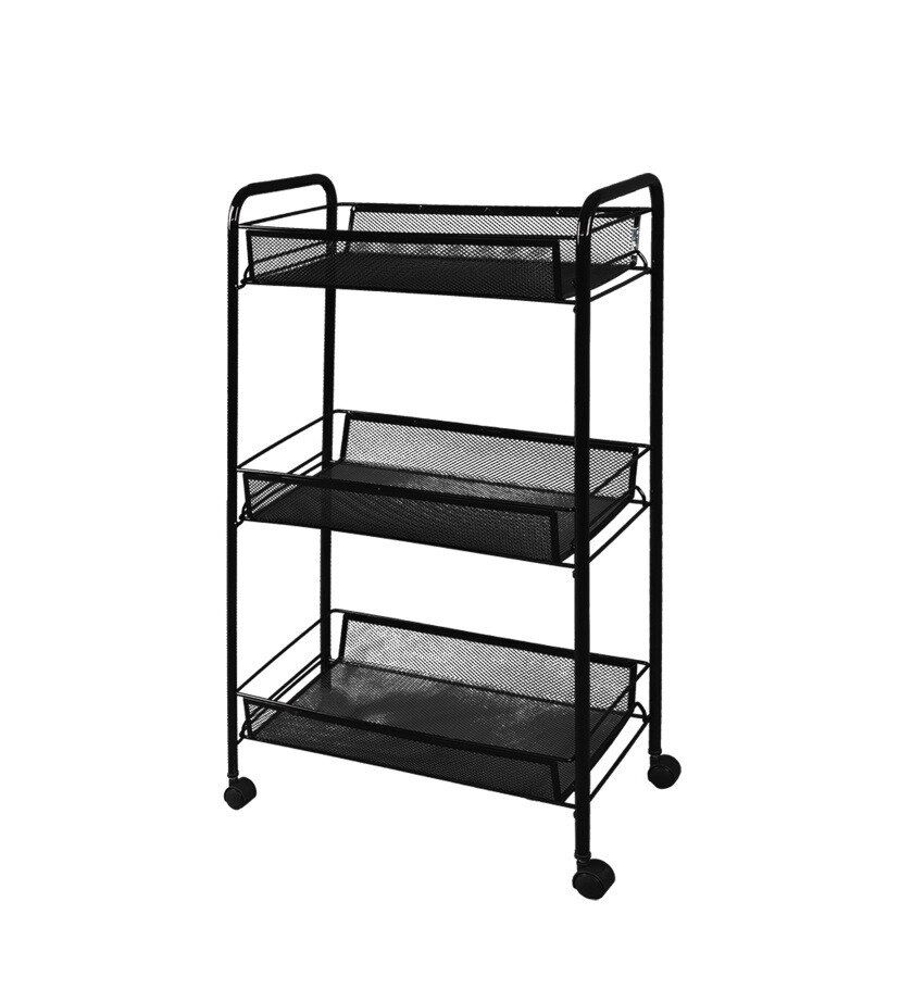 Изображение товара Этажерка Elmafurni 3 полки металл черный