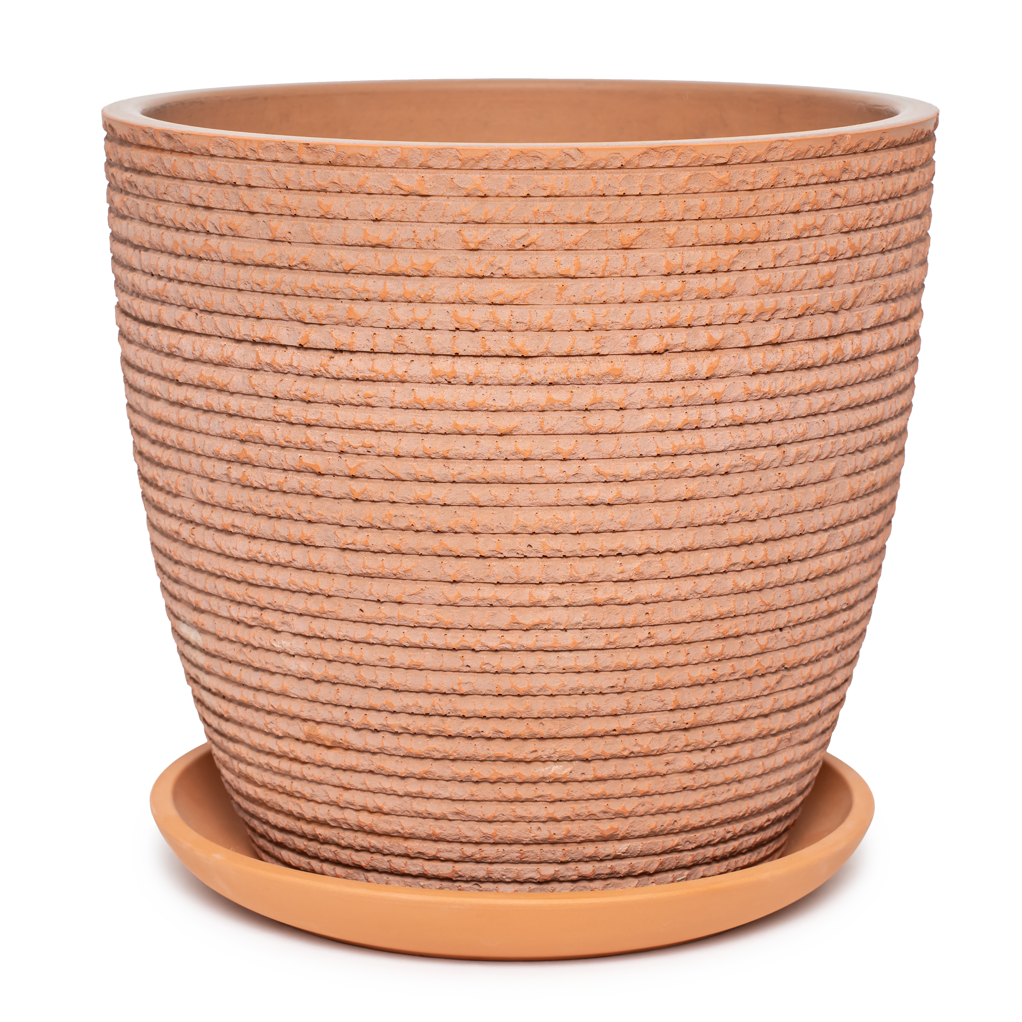 Изображение товара Горшок с поддоном Бург терракота бутон №8, d- 36см., 22л.