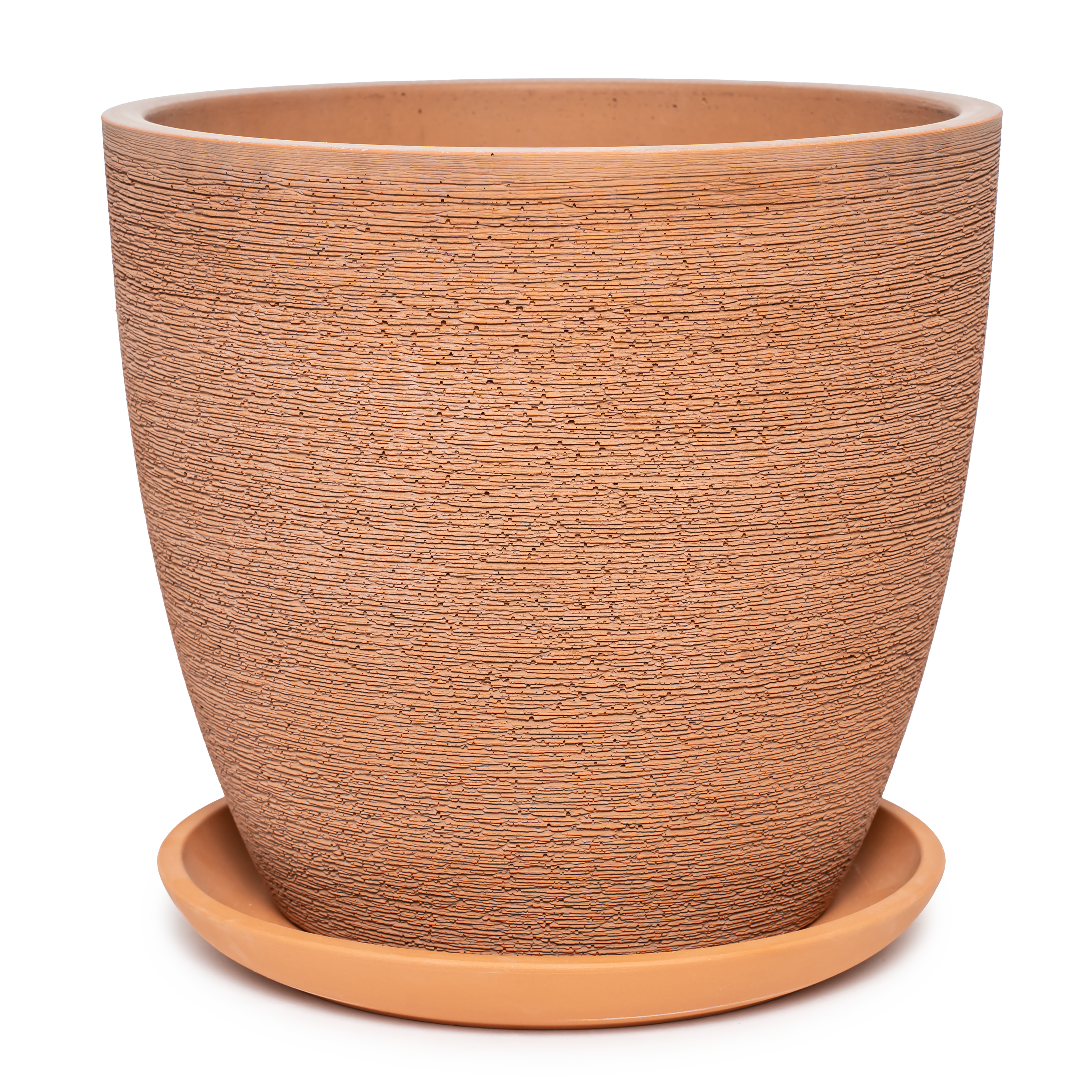 Изображение товара Горшок с поддоном Гнездо терракота бутон №7 d30см 13л для растений