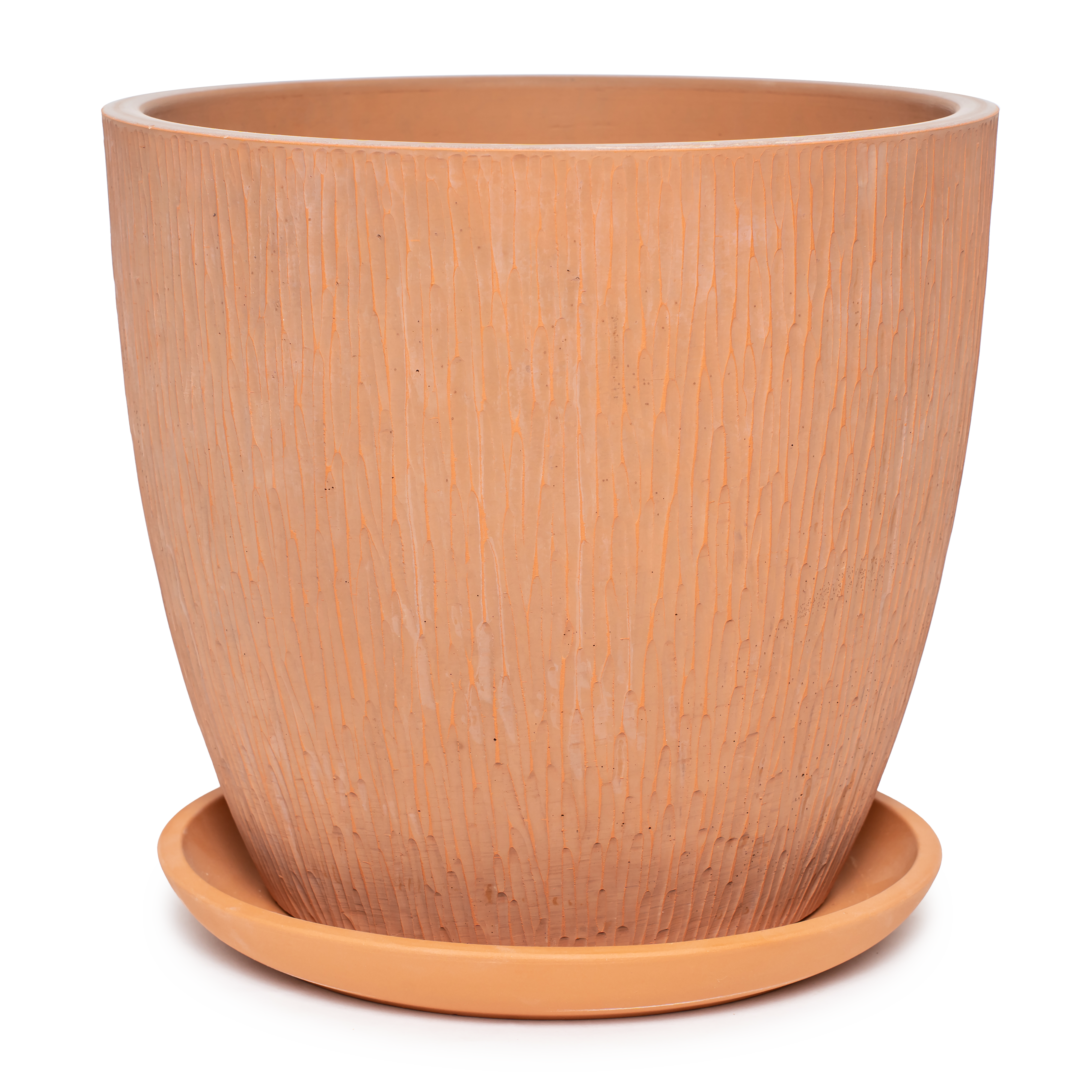 Изображение товара Горшок с поддоном Маракуйя терракота №7 d-30см 13л