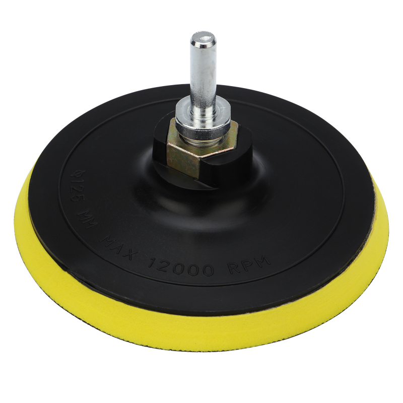 Изображение товара Насадка для дрели и УШМ с липучкой 125 мм мягкая Kranz для резки и шлифовки