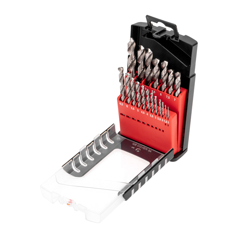 Изображение товара Набор сверл по металлу Kranz 1-10 мм, 19 шт