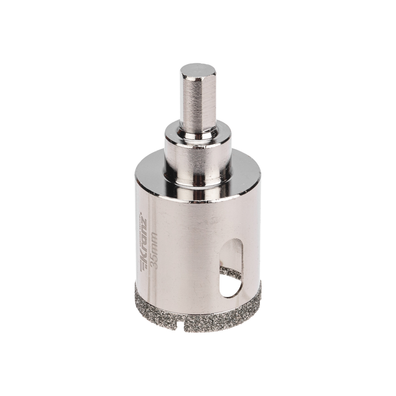 Изображение товара Коронка алмазная 35 мм по керамограниту Kranz с центровочным сверлом