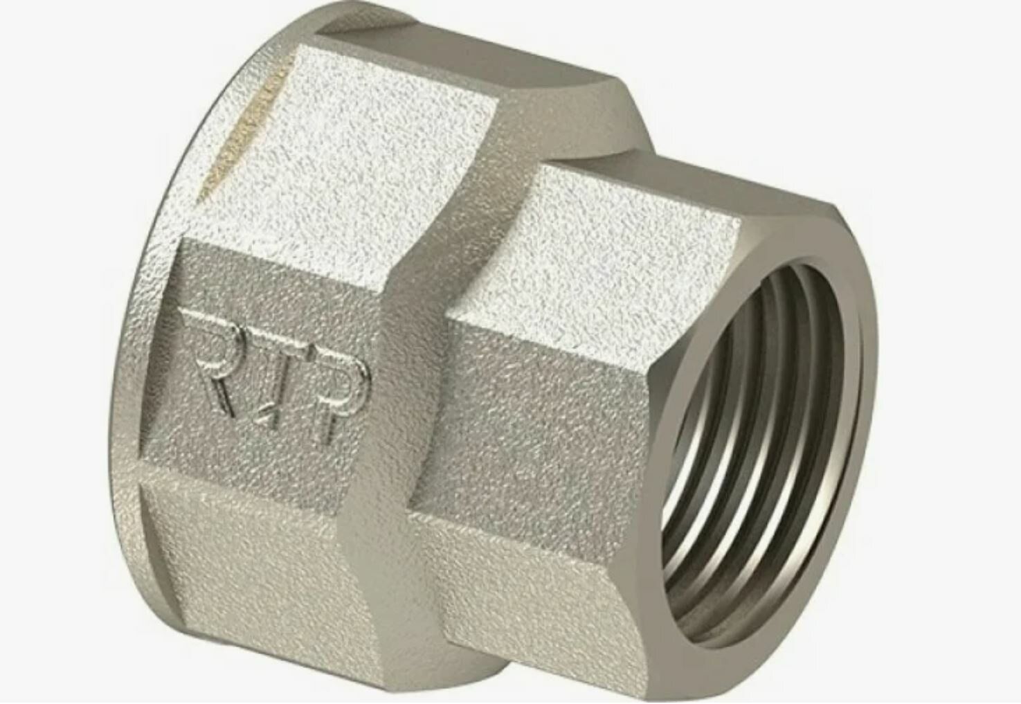 Изображение товара Муфта переходная латунь внутренняя резьба 1 1/4х3/4 никель RTP