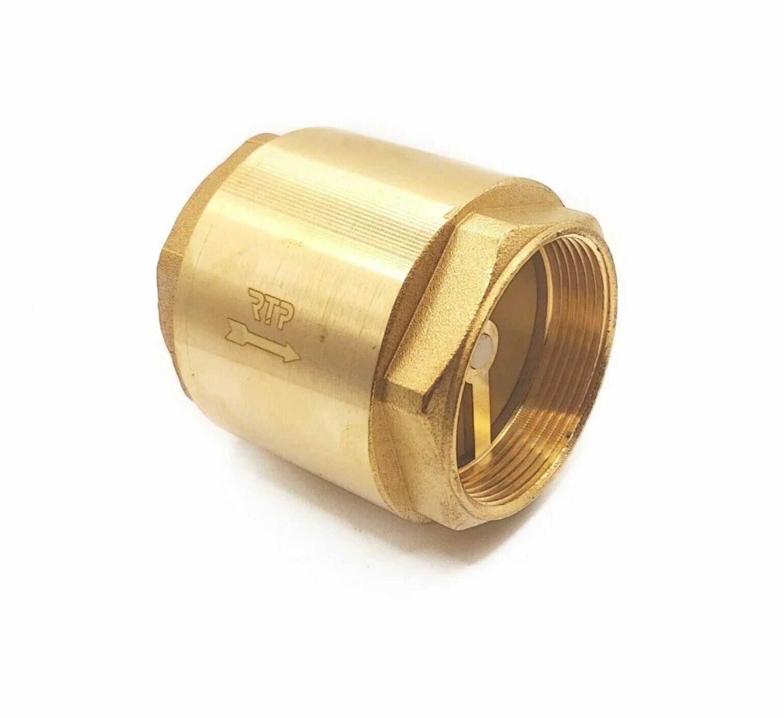 Изображение товара Обратный латунный клапан 1/2"PN25 RTP для систем отопления и водоснабжения