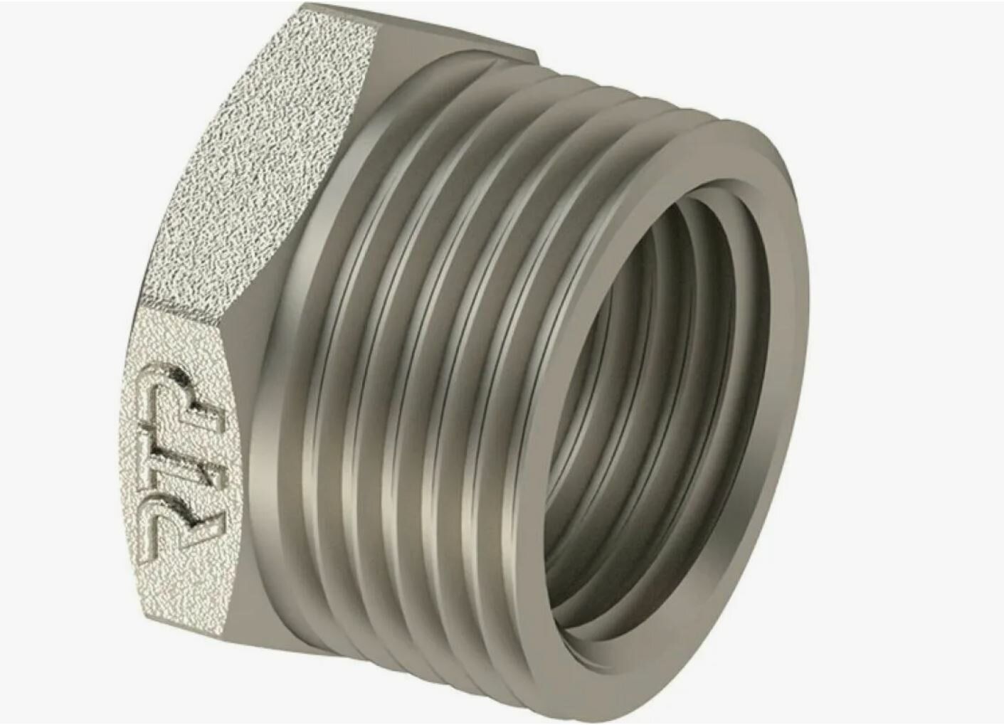 Изображение товара Футорка RTP латунь внутренняя наружная резьба 1х1/2 никель