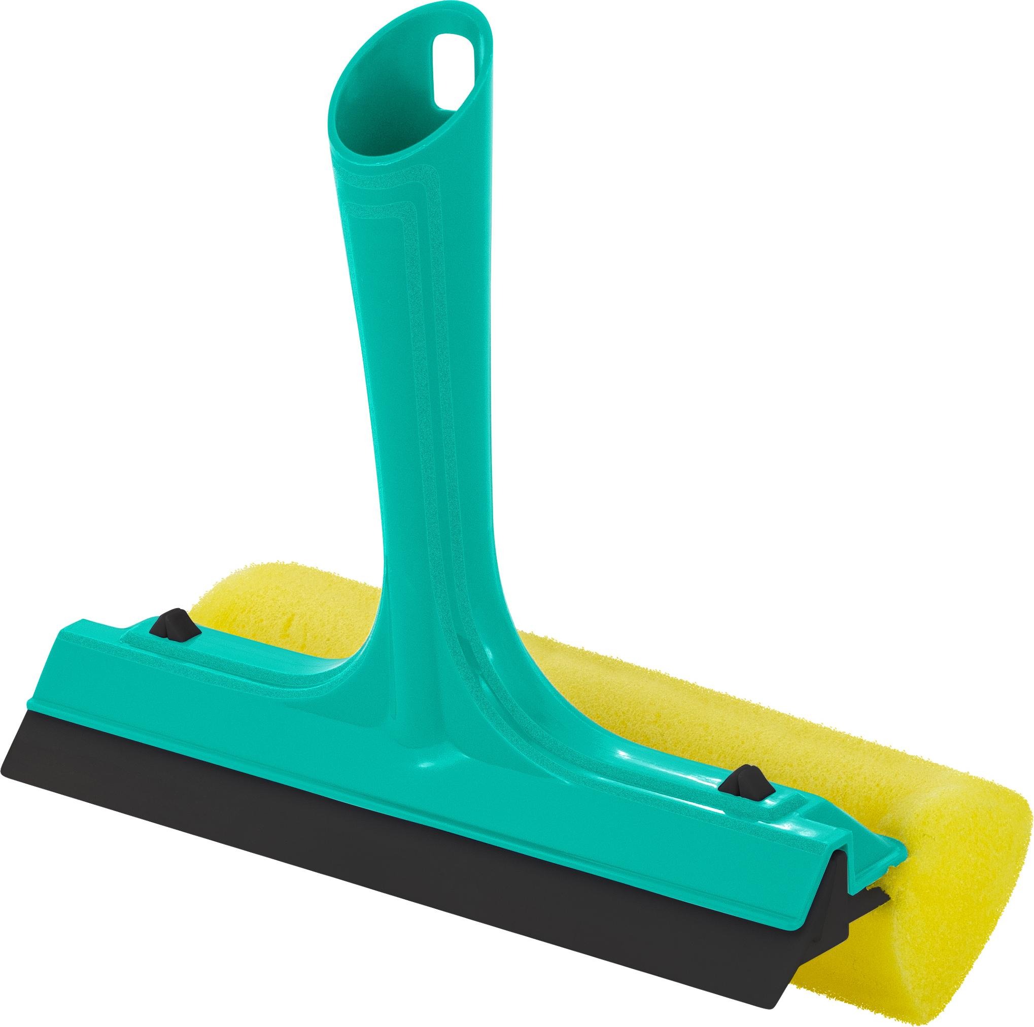 Изображение товара Щетка для мытья окон Spin&Clean Disco аквамарин компактная для стекол и зеркал