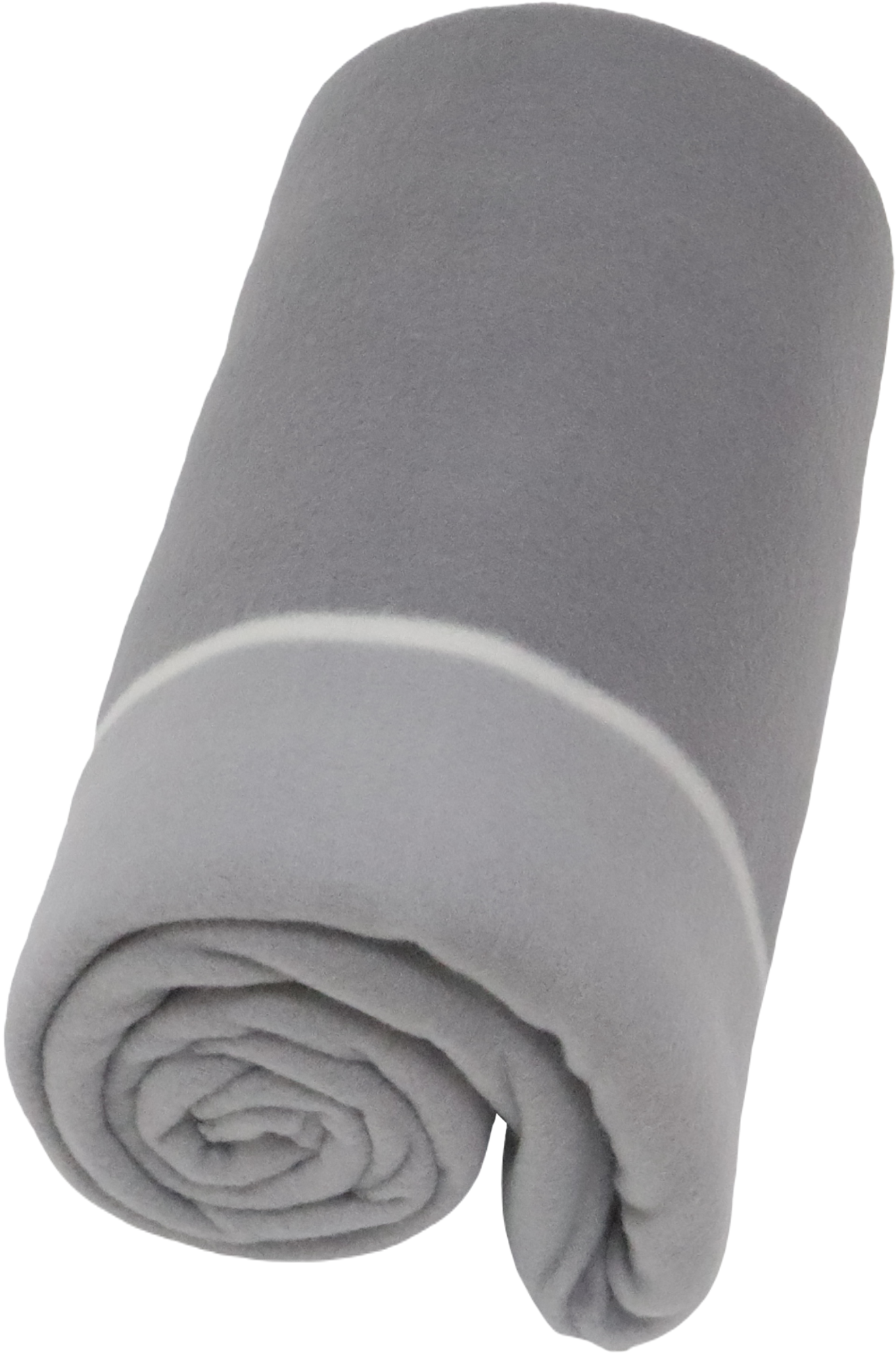 Изображение товара Плед флис Casa Conforte полосы 130x170 серый легкий и мягкий для дома