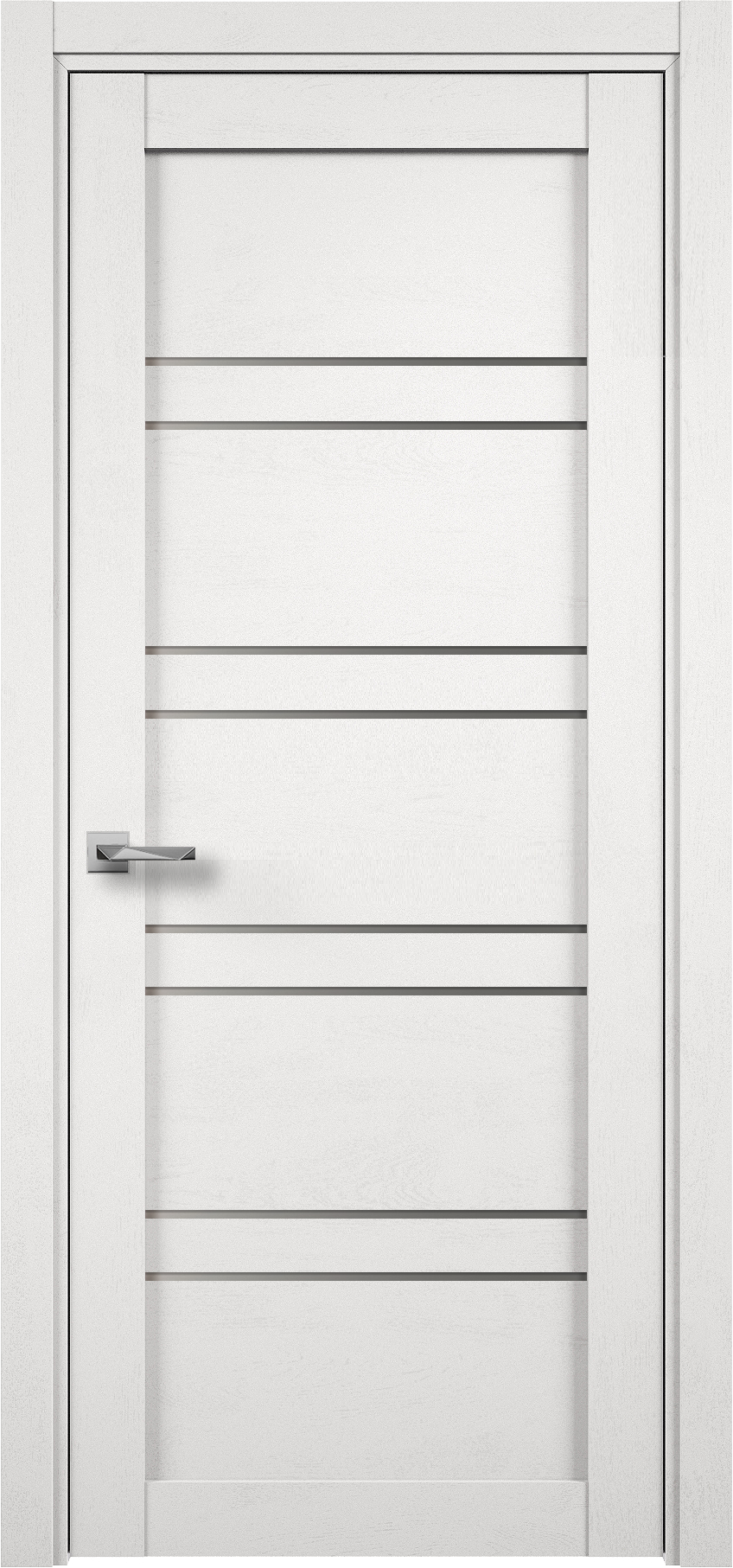 Изображение товара Межкомнатная дверь остекленное Соло1 2000х700 ПВХ дуб шале белый