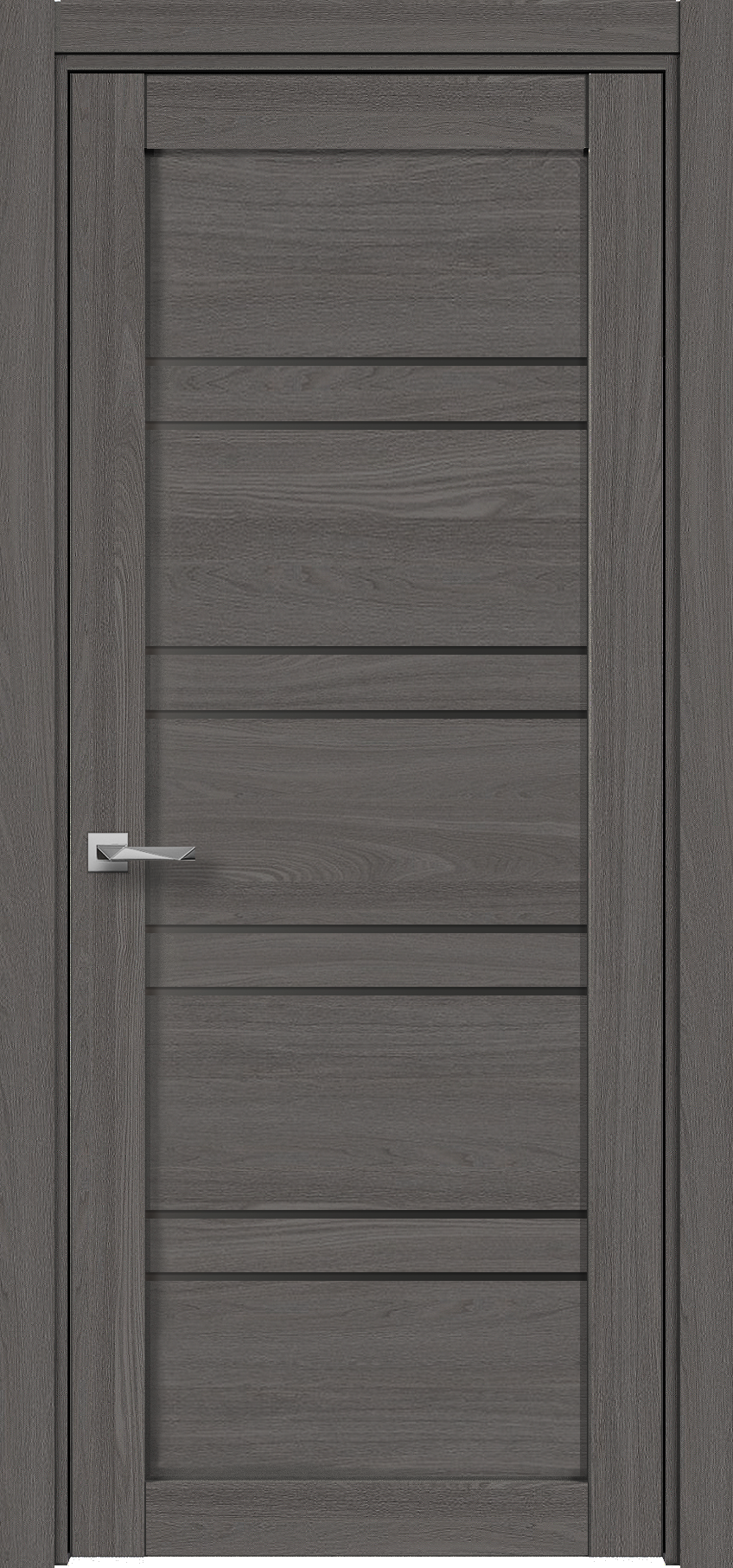 Изображение товара Межкомнатная дверь остекленное Соло1 2000х800 ПВХ дуб элегансия серый