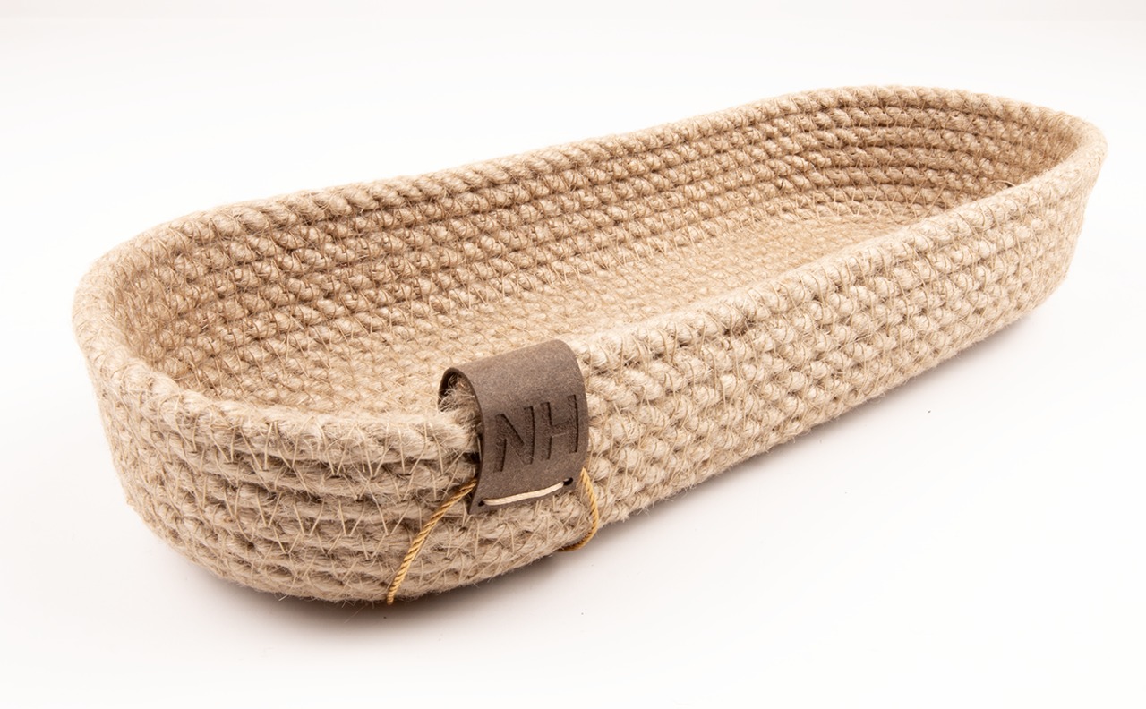 Изображение товара Корзина Nevidana's Home для столовых приборов из джута 26х9х3см бежевый