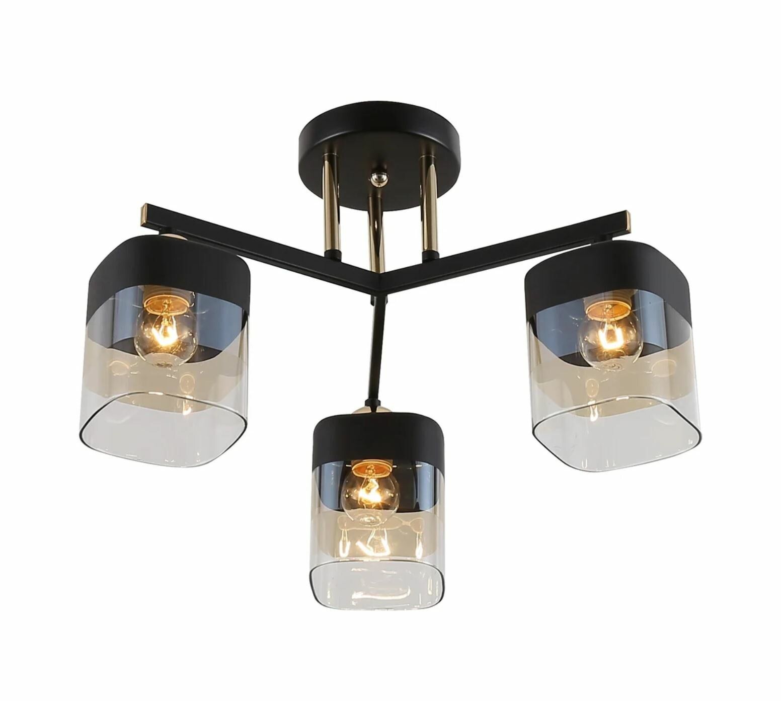 Изображение товара Люстра Rivoli Isadora 3хЕ27x40 Вт модерн современная черная