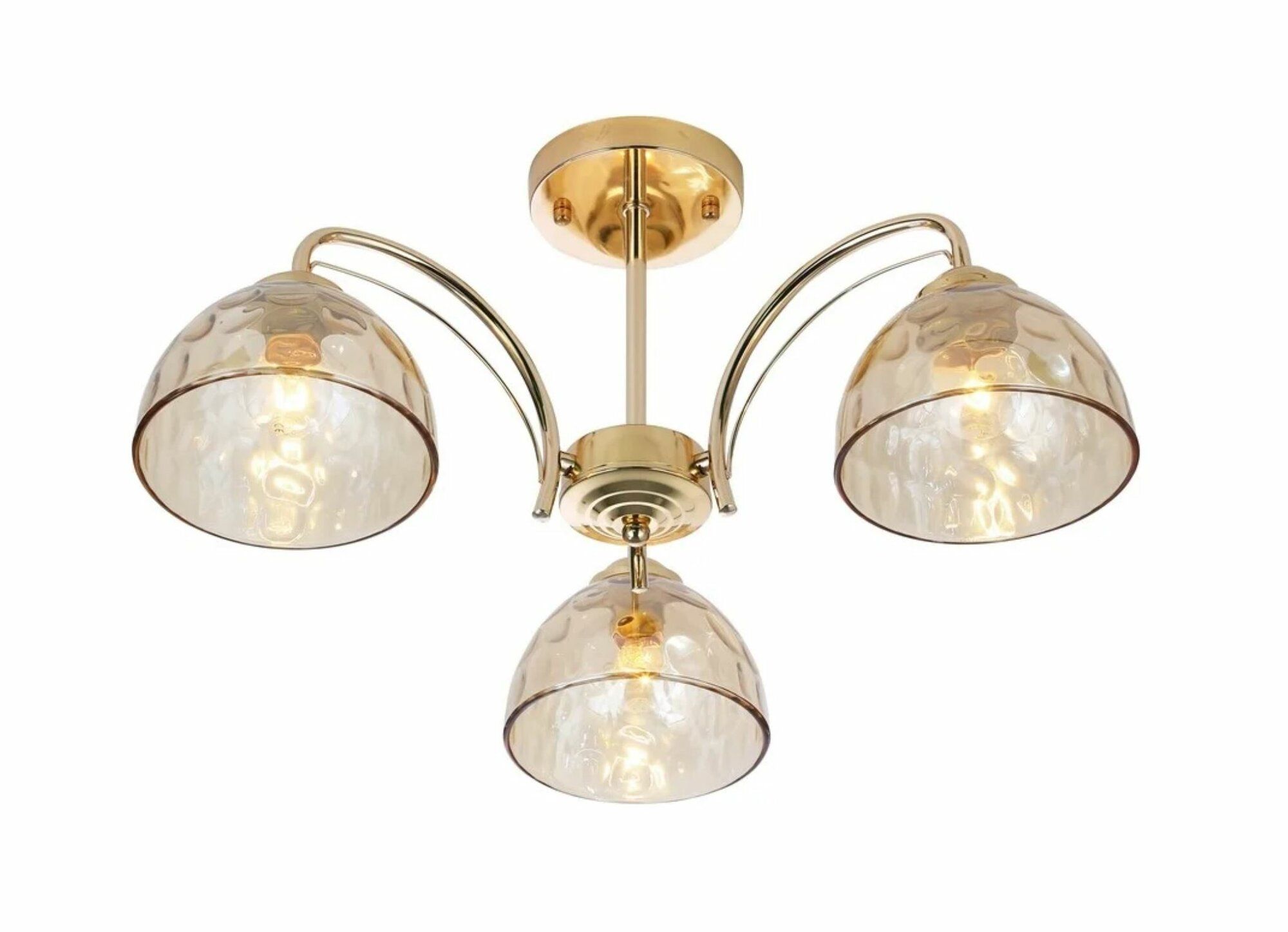 Изображение товара Люстра Rivoli Terri 3хЕ27x40 Вт модерн золотистая стильная яркая