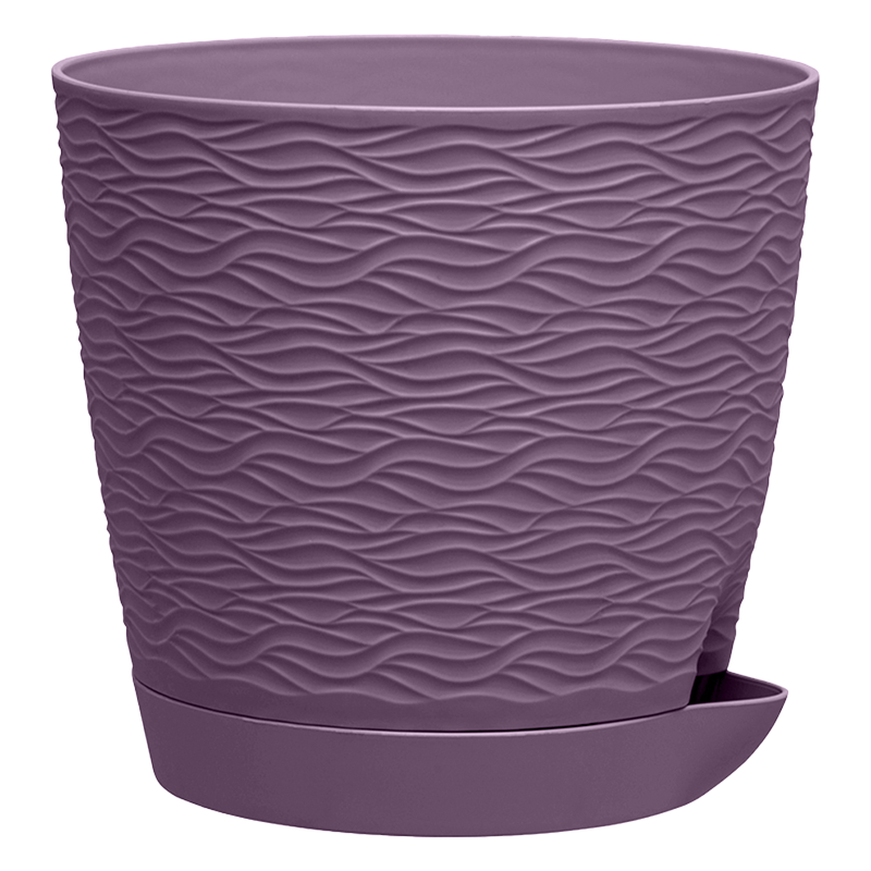 Изображение товара Кашпо Блюз 1,5л сливовое для комнатных растений и цветов