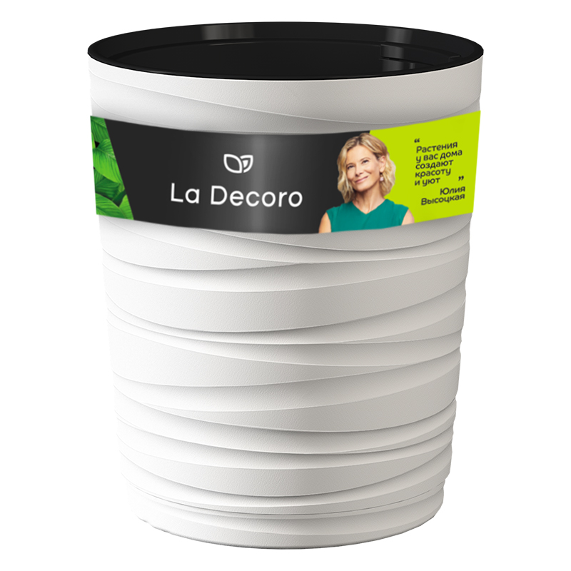 Изображение товара Кашпо "Модерн Медиум" 15Л (h 360) Цв. Белый(КШ-9537)