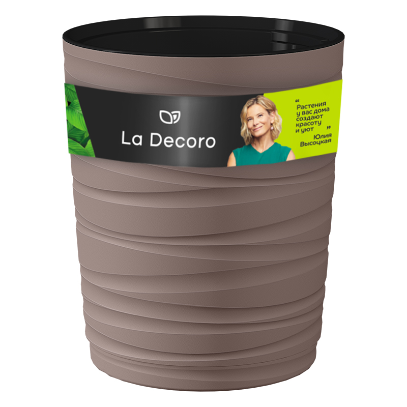 Изображение товара Кашпо "Модерн Медиум" 15Л (h 360) Цв. Мокачино (КШ-9764)