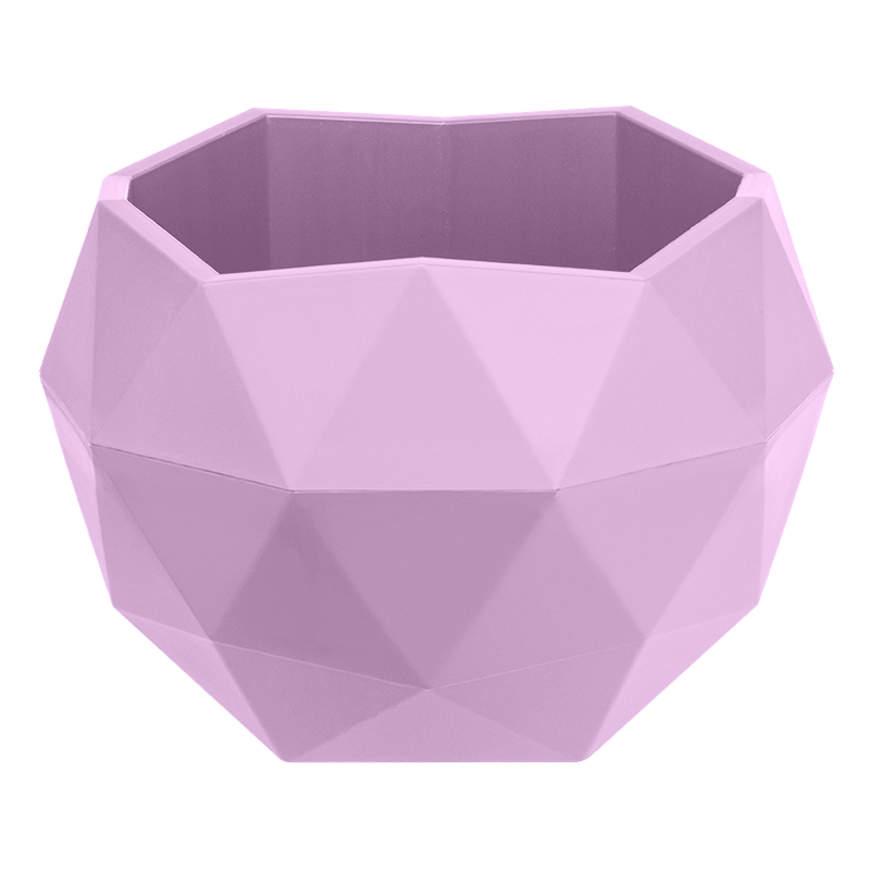 Изображение товара Кашпо "Топаз" (0,45л.) Цв. Лаванда (Арт. КШ-9119)